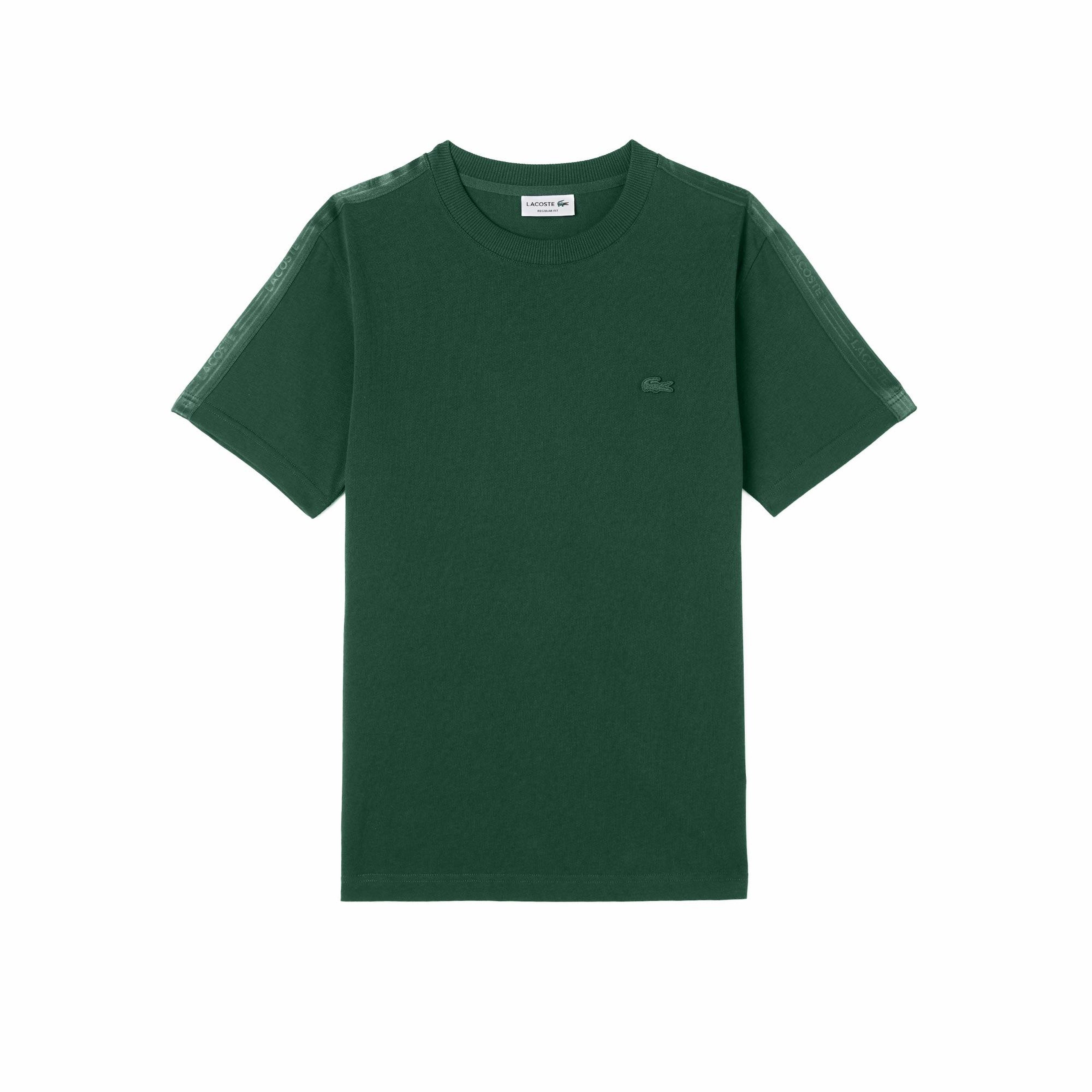 Lacoste Erkek Regular Fit Bisiklet Yaka Koyu Yeşil T-Shirt