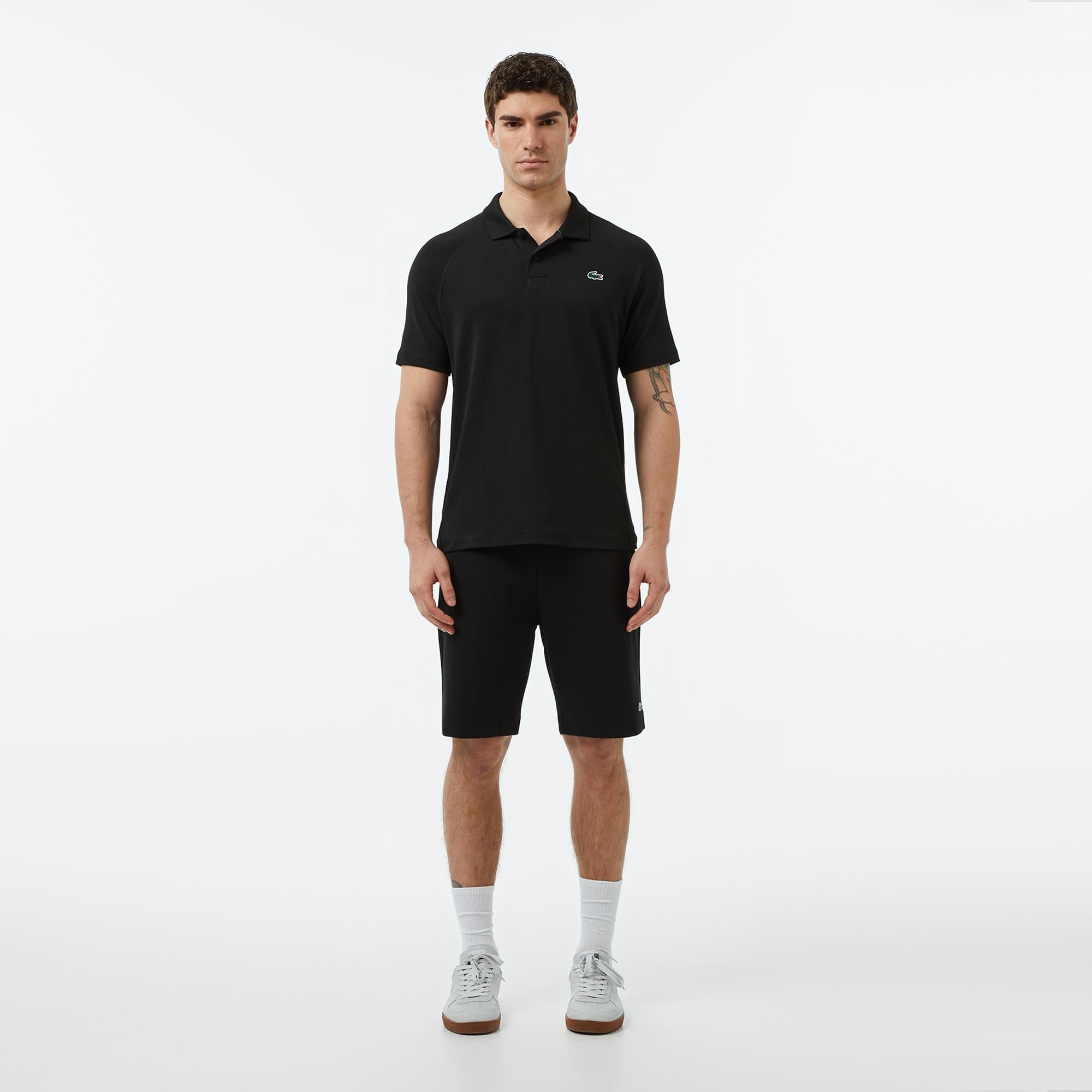 Erkek Regular Fit Siyah Şort