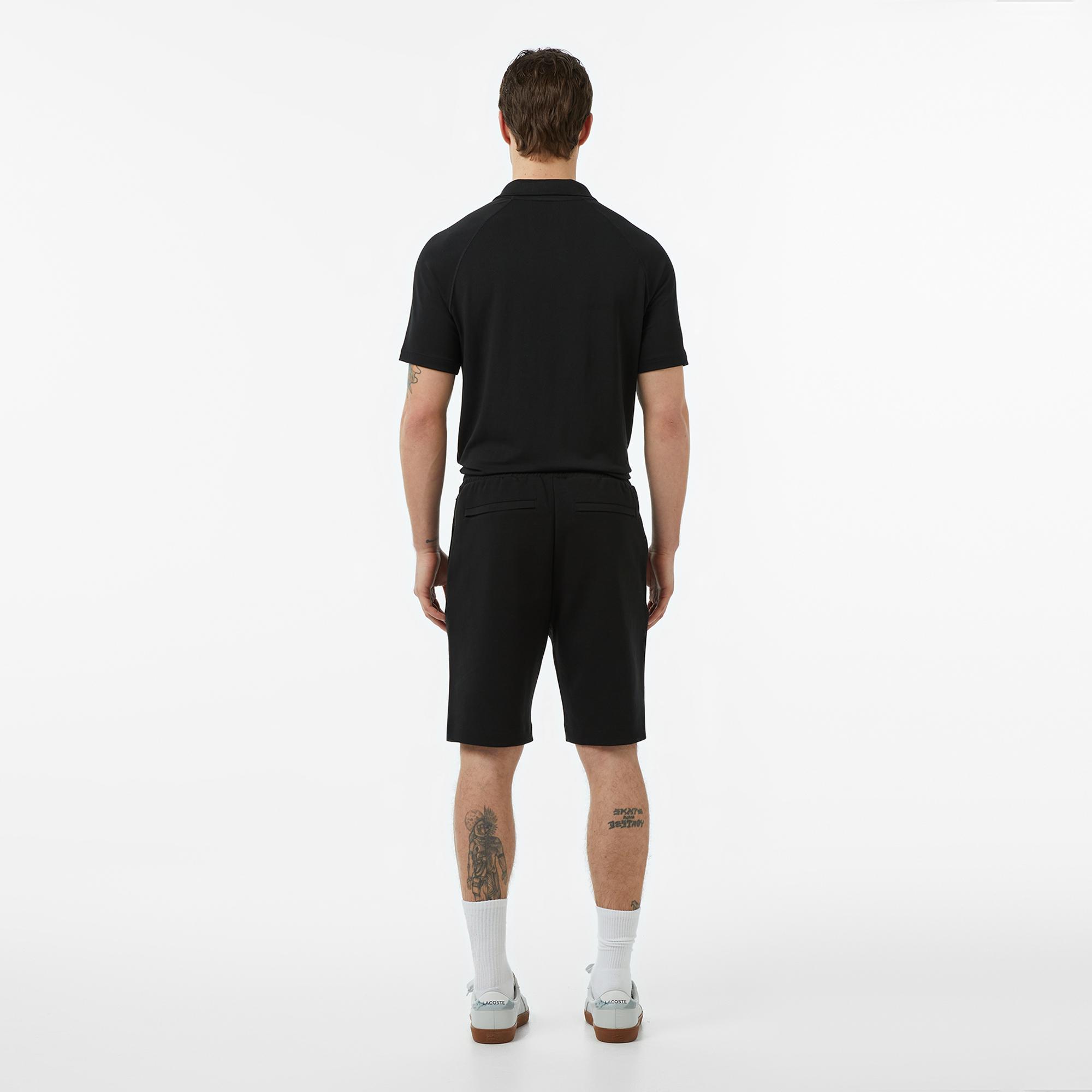 Erkek Regular Fit Siyah Şort