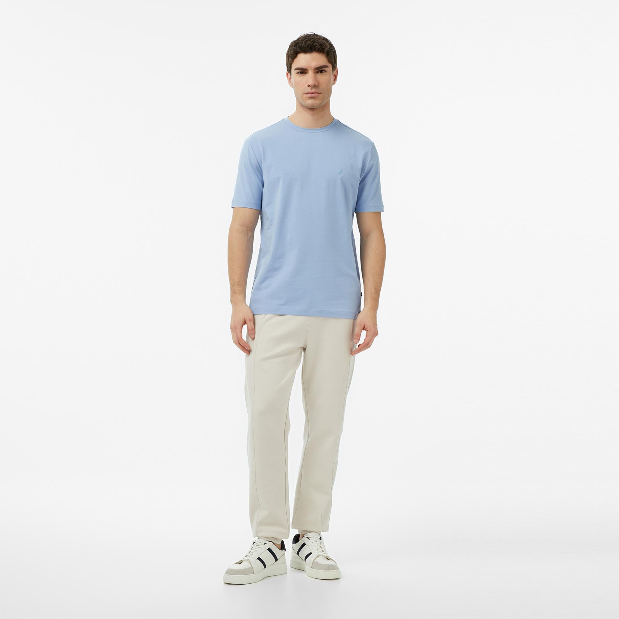 Nautica Erkek Mavi Regular Fit T-Shirt