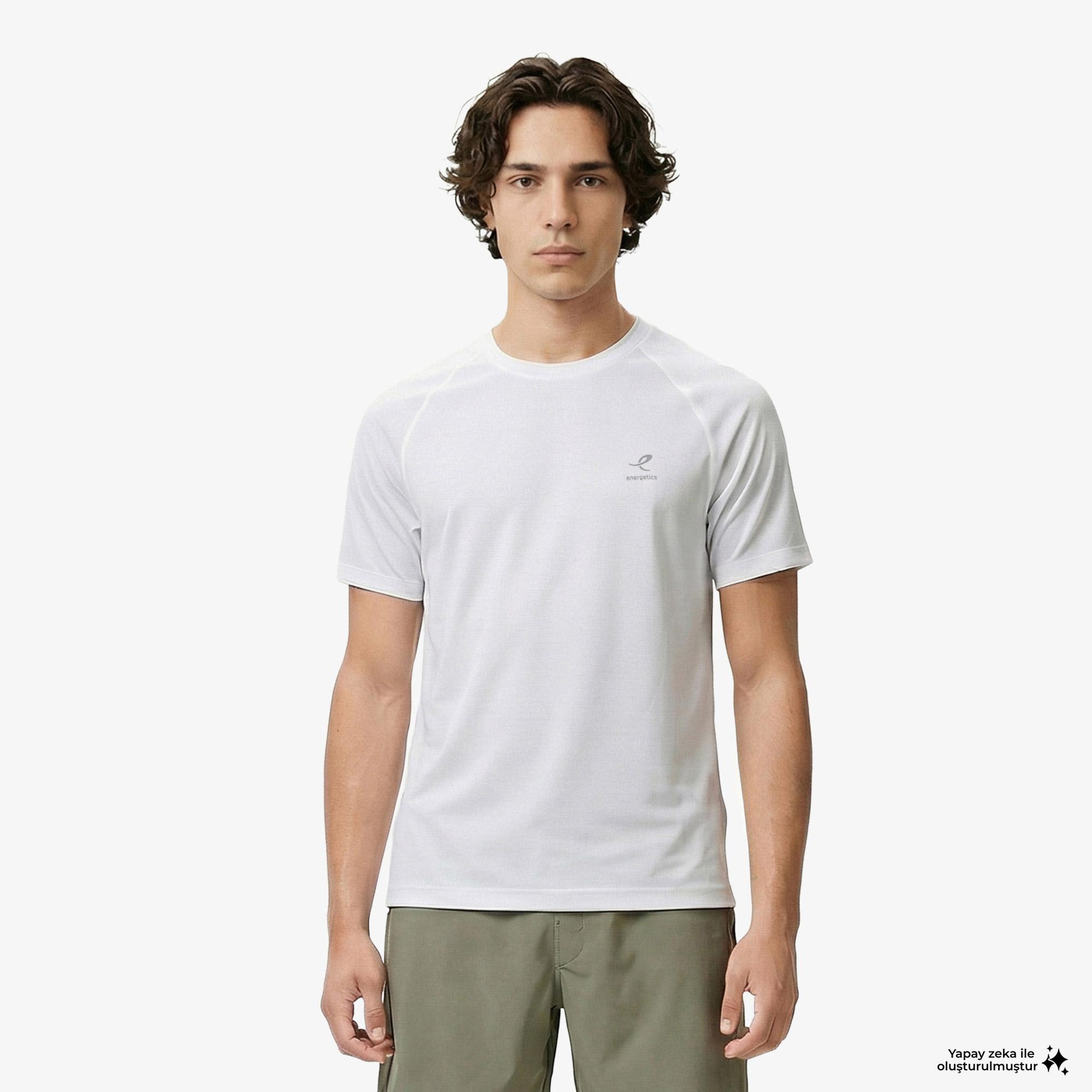 Energetics Martin Ss Erkek Beyaz Koşu T-Shirt