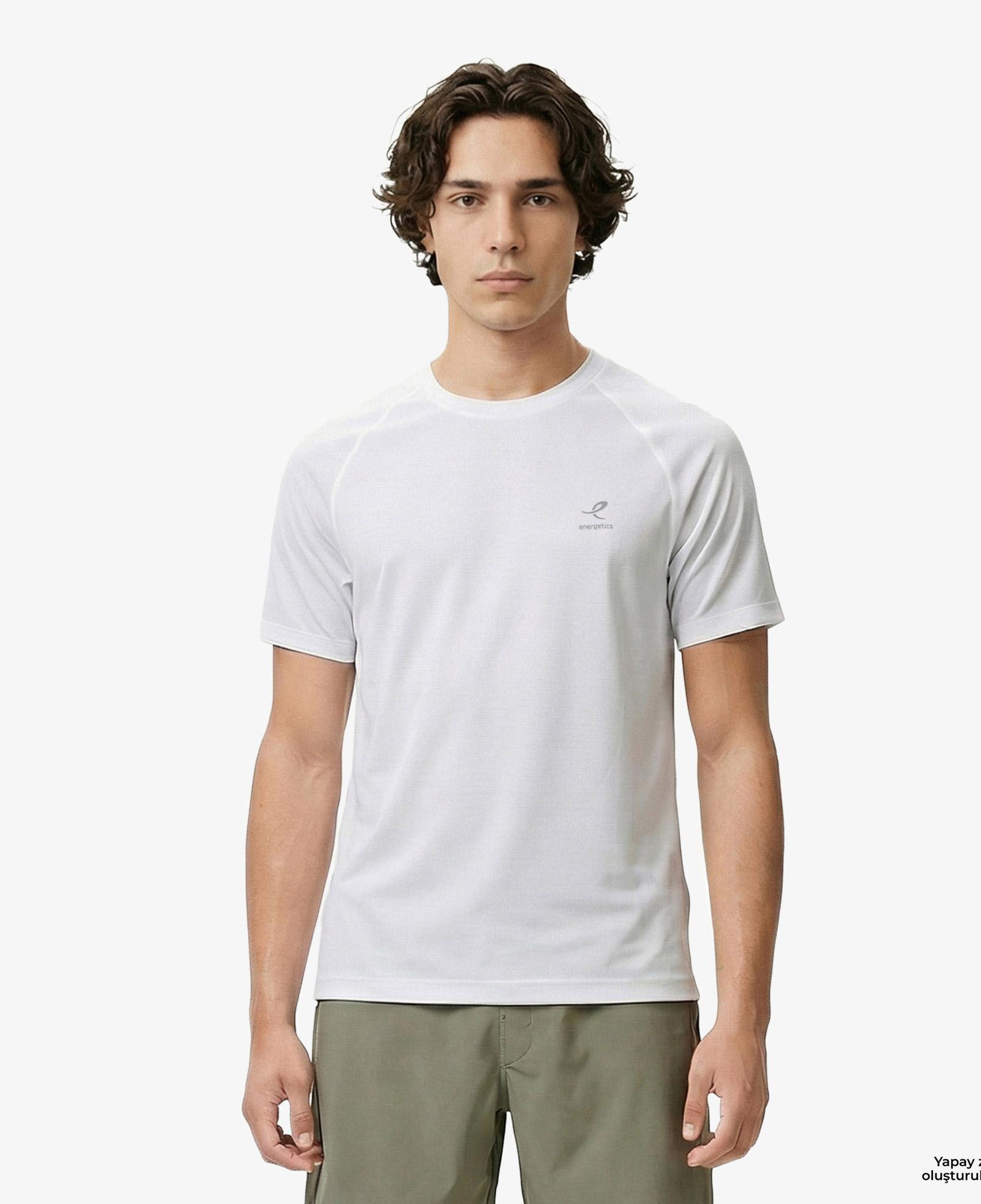 Energetics Martin Ss Erkek Beyaz Koşu T-Shirt