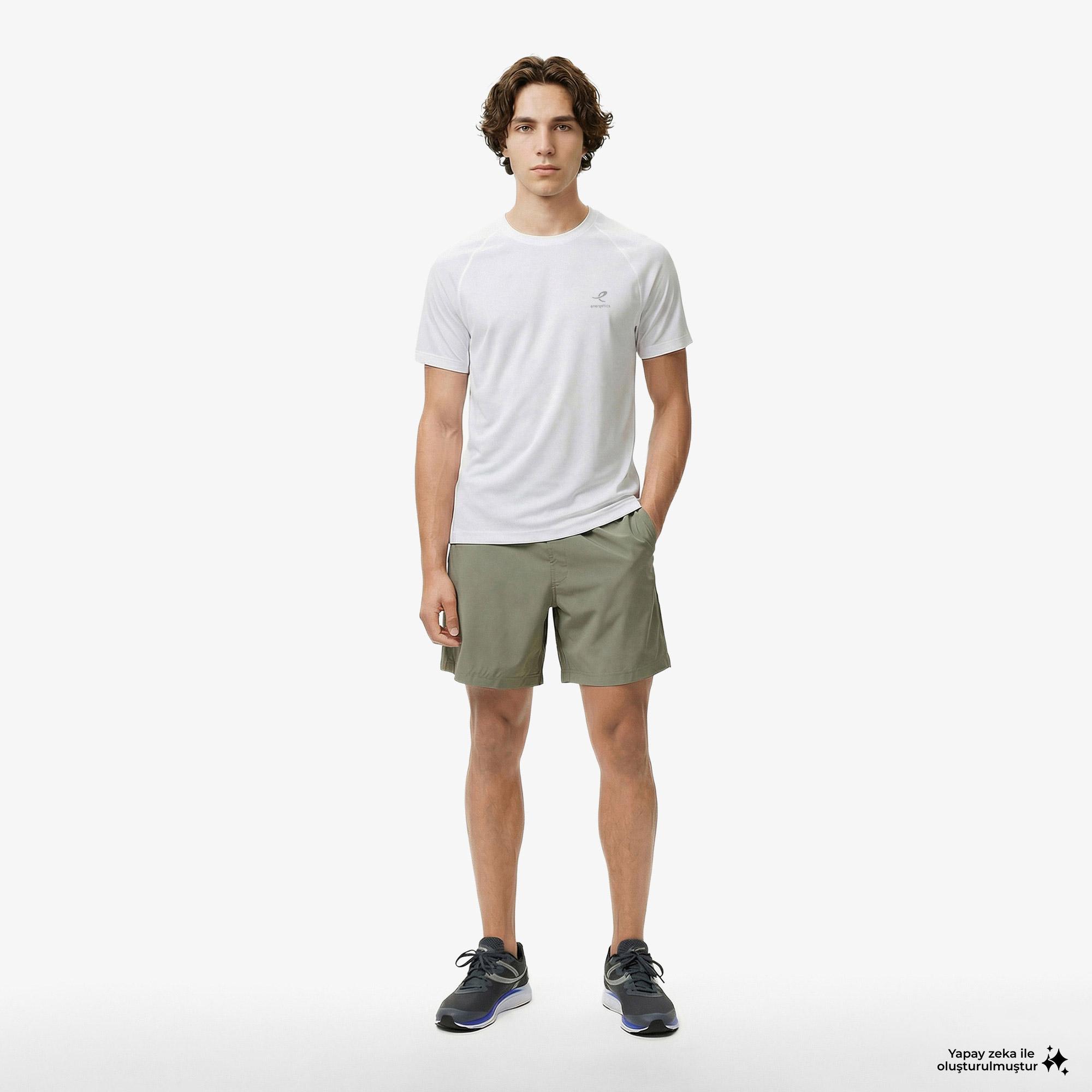 Energetics Martin Ss Erkek Beyaz Koşu T-Shirt