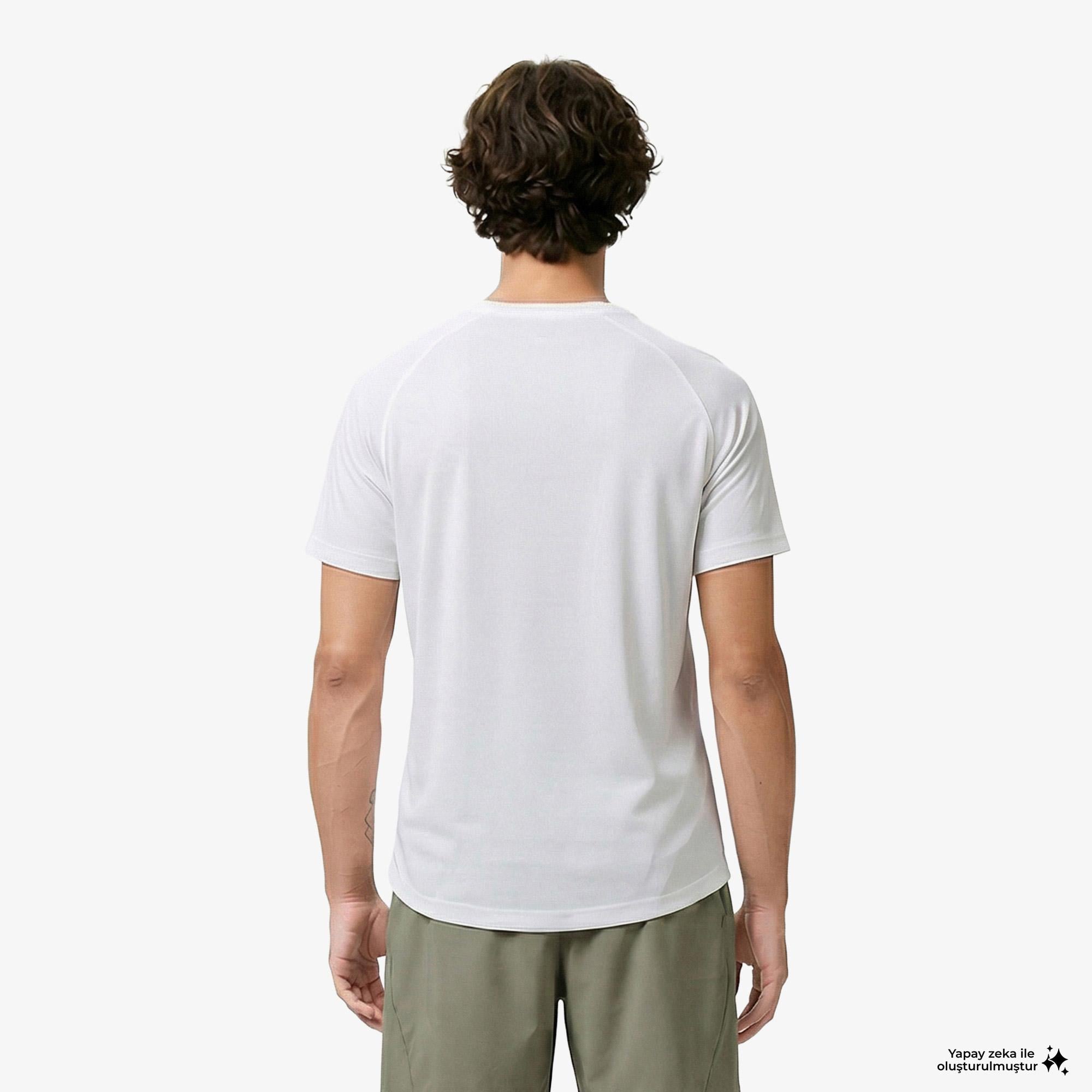 Energetics Martin Ss Erkek Beyaz Koşu T-Shirt