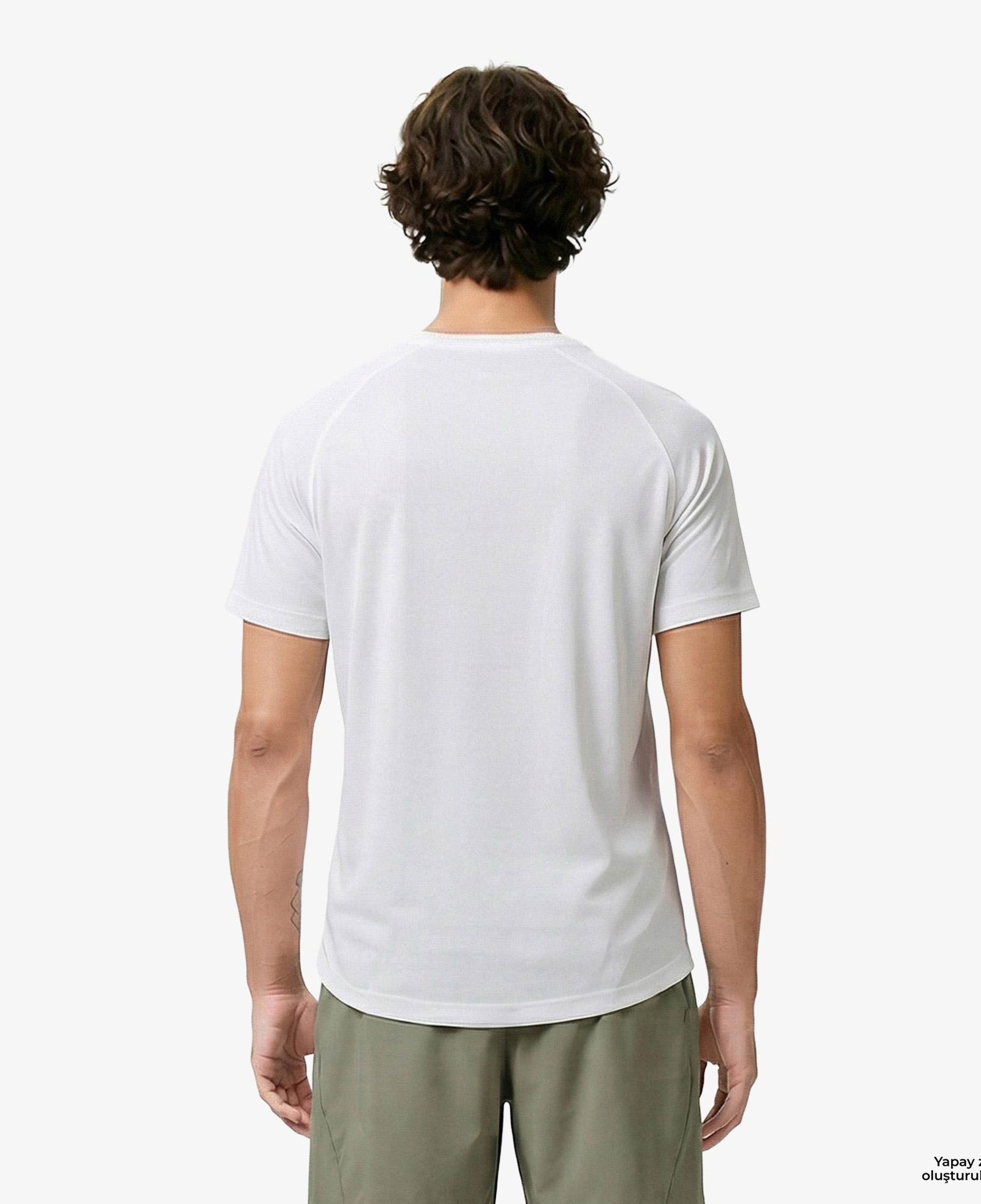 Energetics Martin Ss Erkek Beyaz Koşu T-Shirt