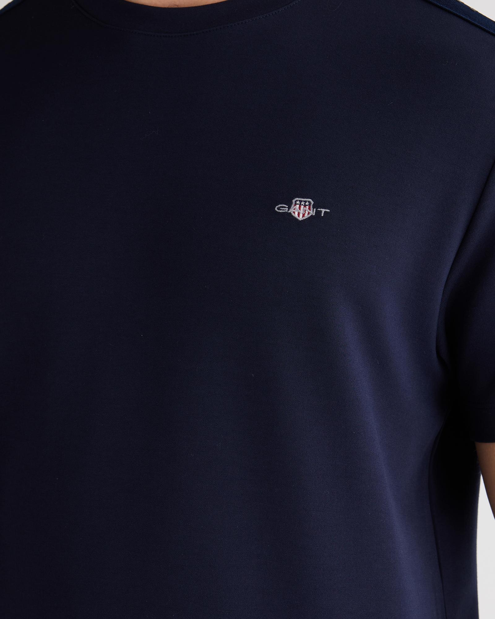 GANT Erkek Lacivert Regular Fit T-Shirt