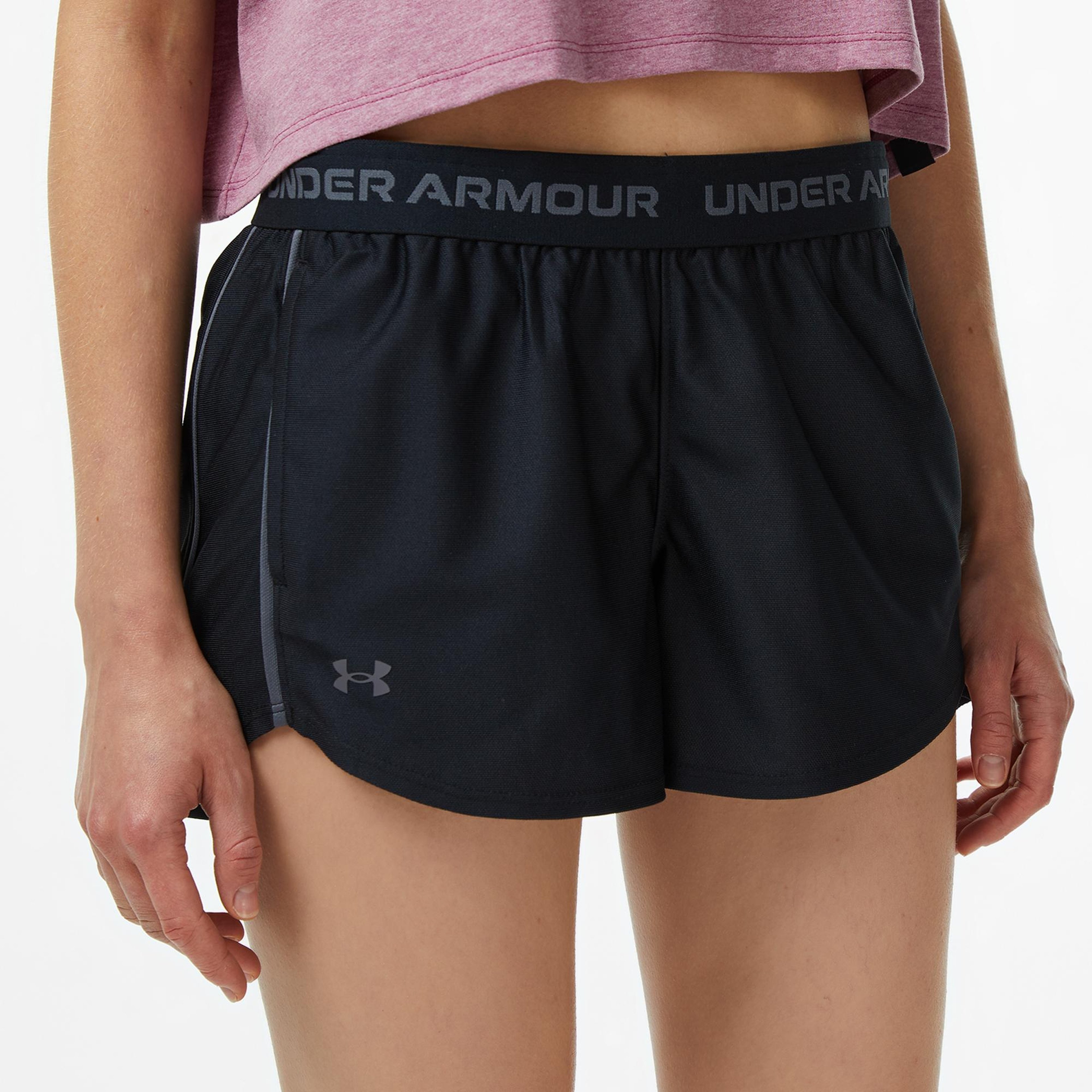 Under Armour Tech Play Up Kadın Siyah Antrenman Şort