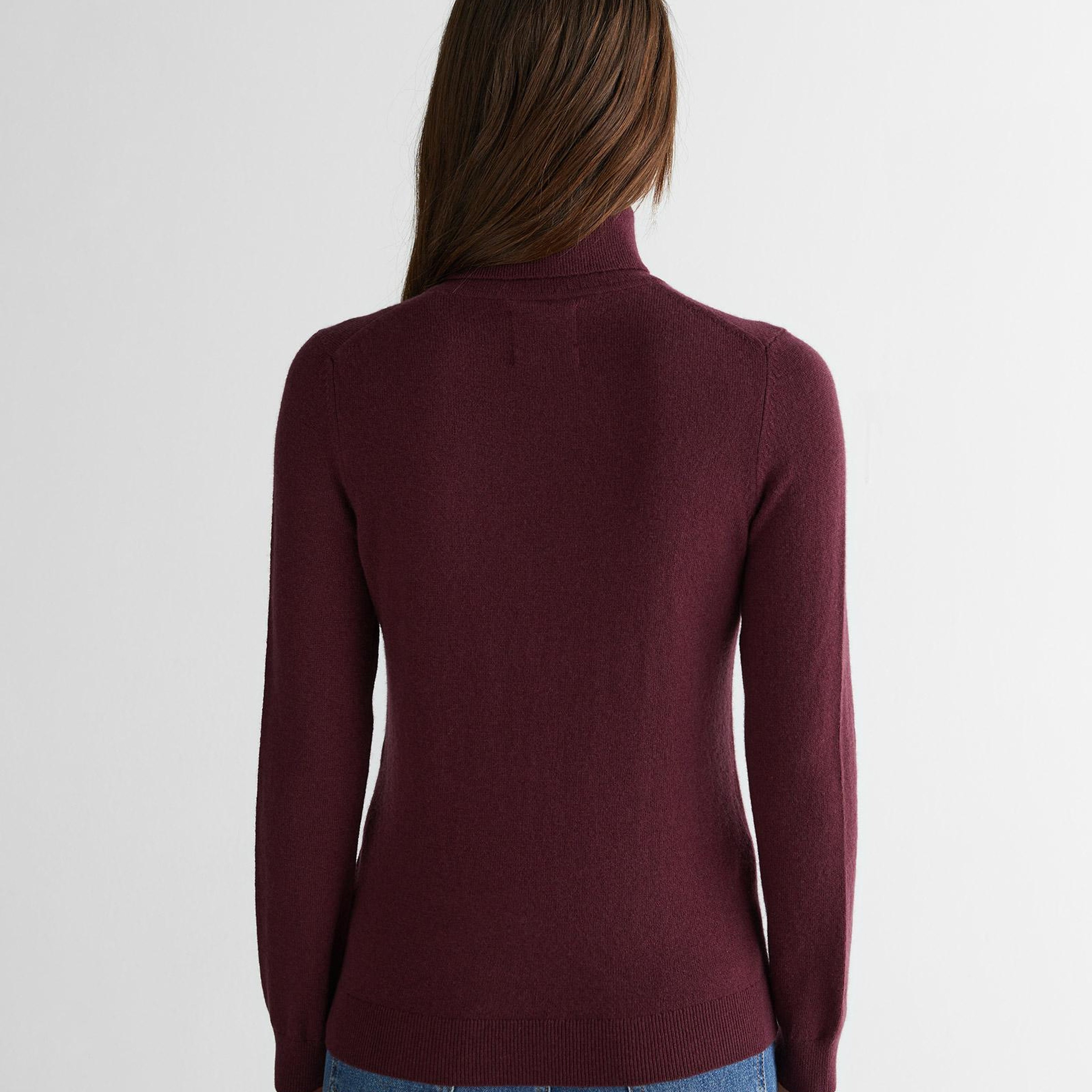 GANT Kadın Bordo Regular Fit Triko