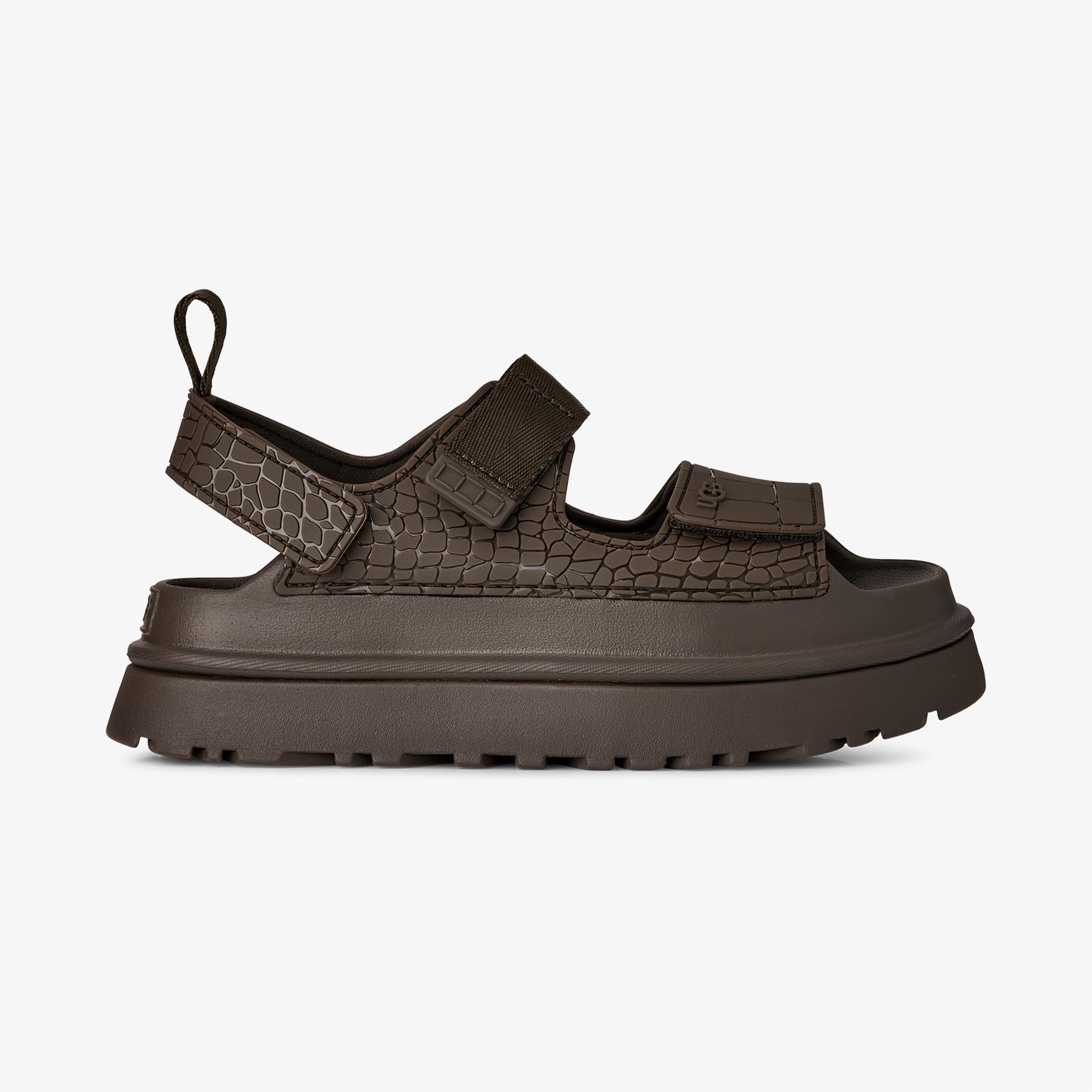 UGG Goldenglow Embossed Kadın Kahverengi Sandalet