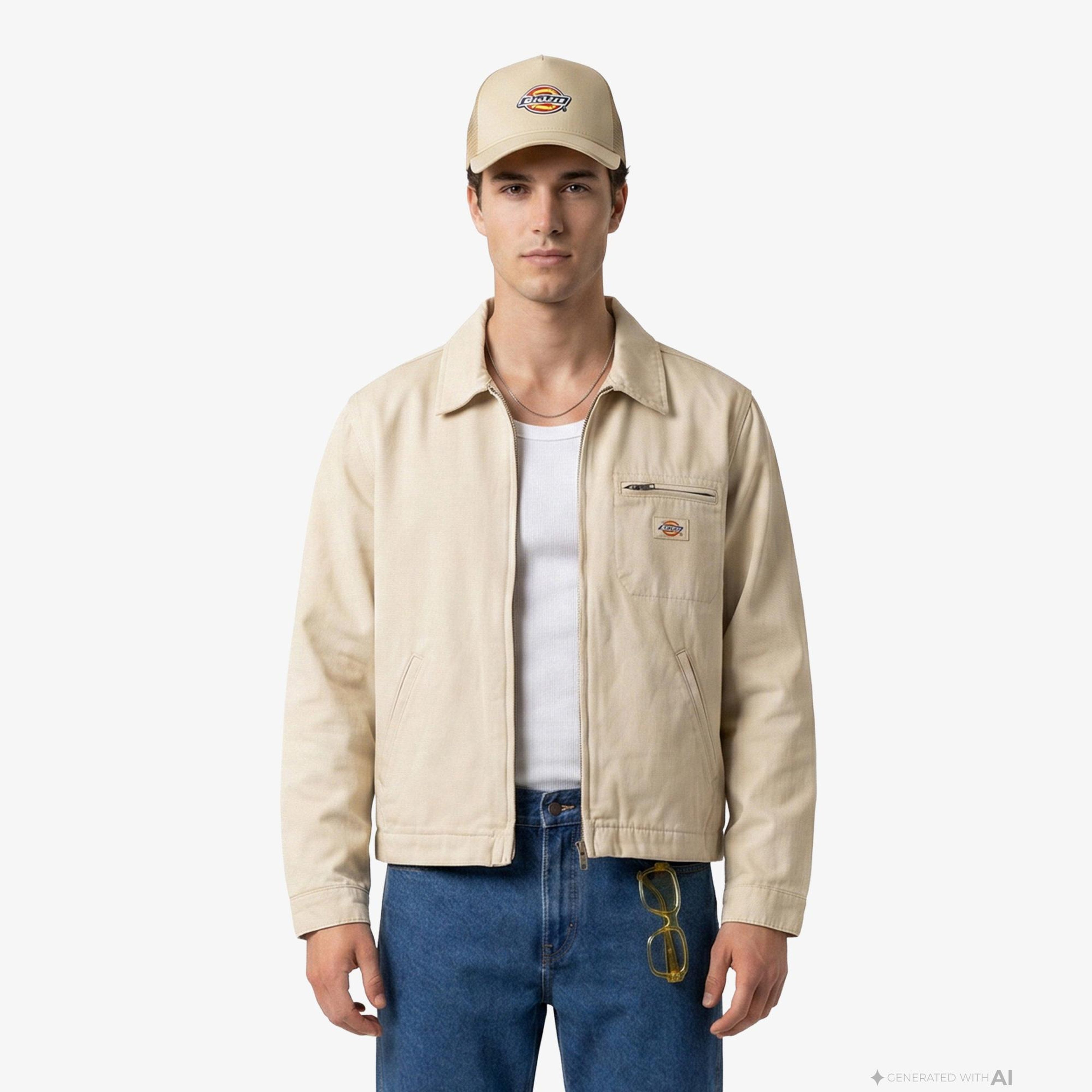 Dickies Unlined Canvas Painter Kadın Bej Ceket