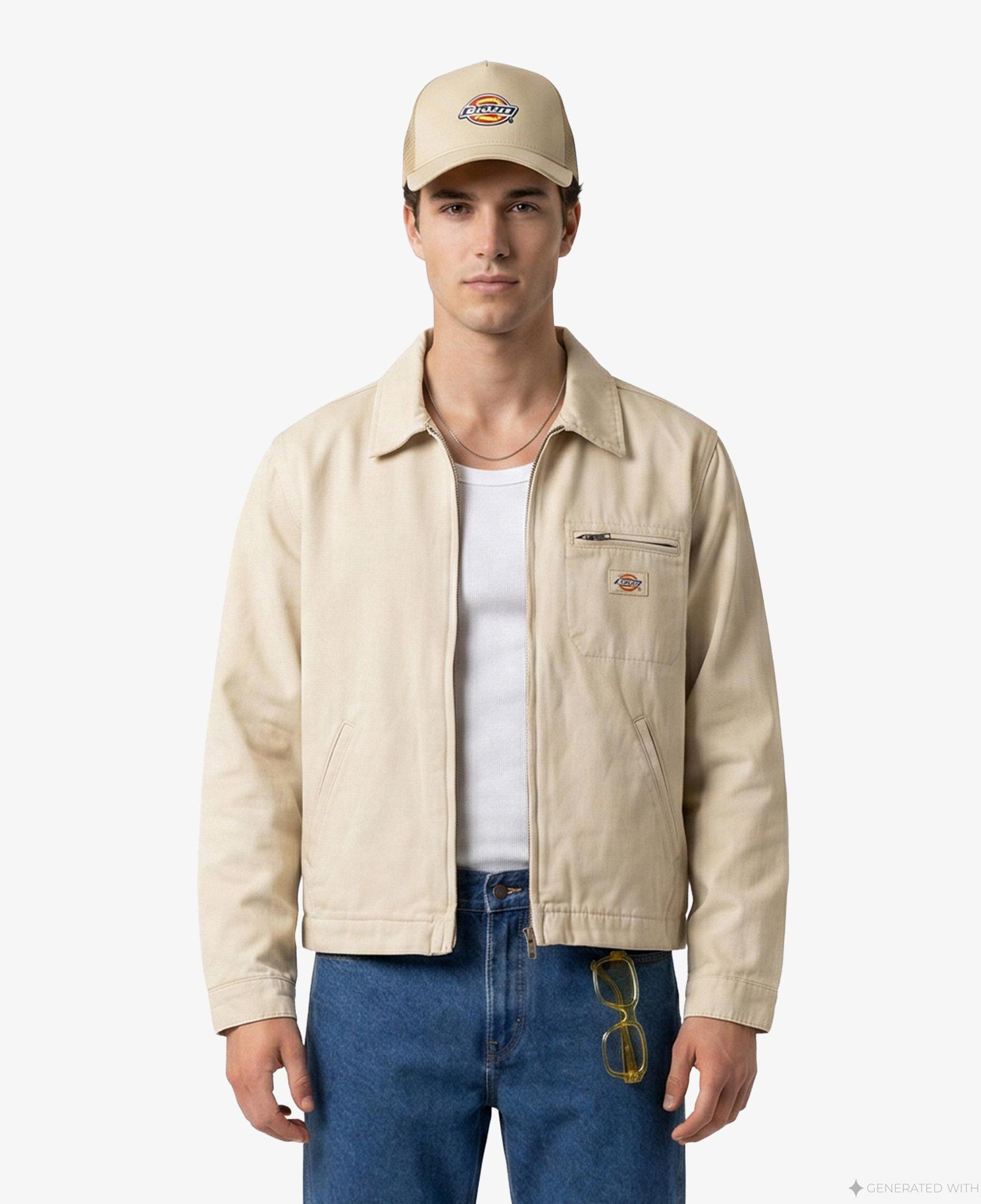 Dickies Unlined Canvas Painter Kadın Bej Ceket
