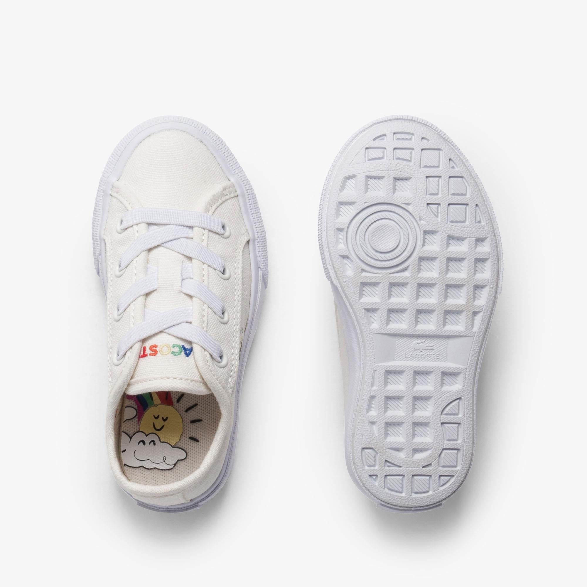 Lacoste Backcourt Çocuk Krem Spor Ayakkabı