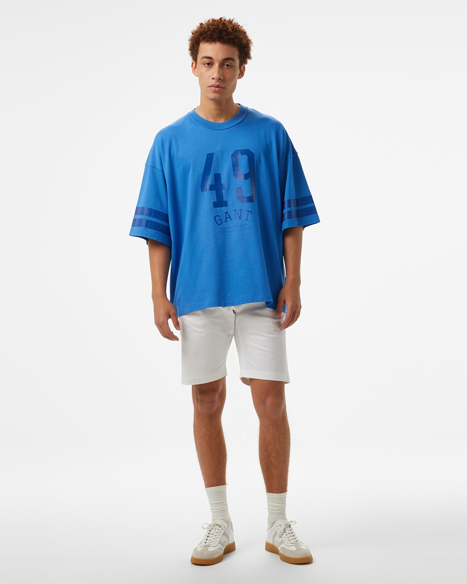 GANT Erkek Mavi T-Shirt