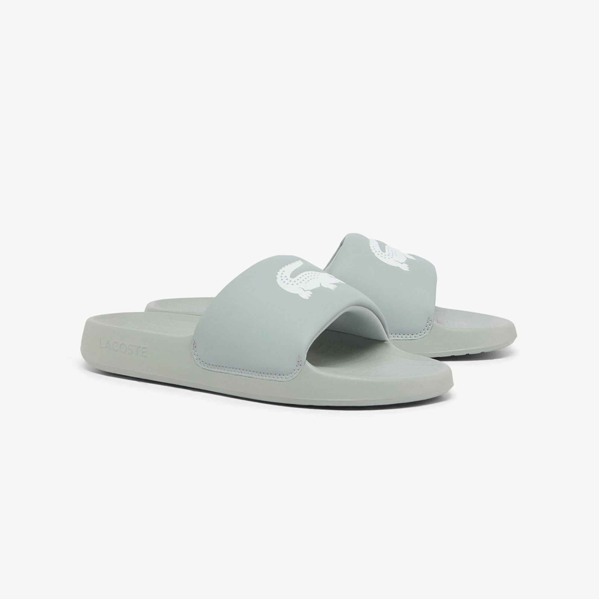 Lacoste Serve Slide 1.0 Erkek Gri Terlik