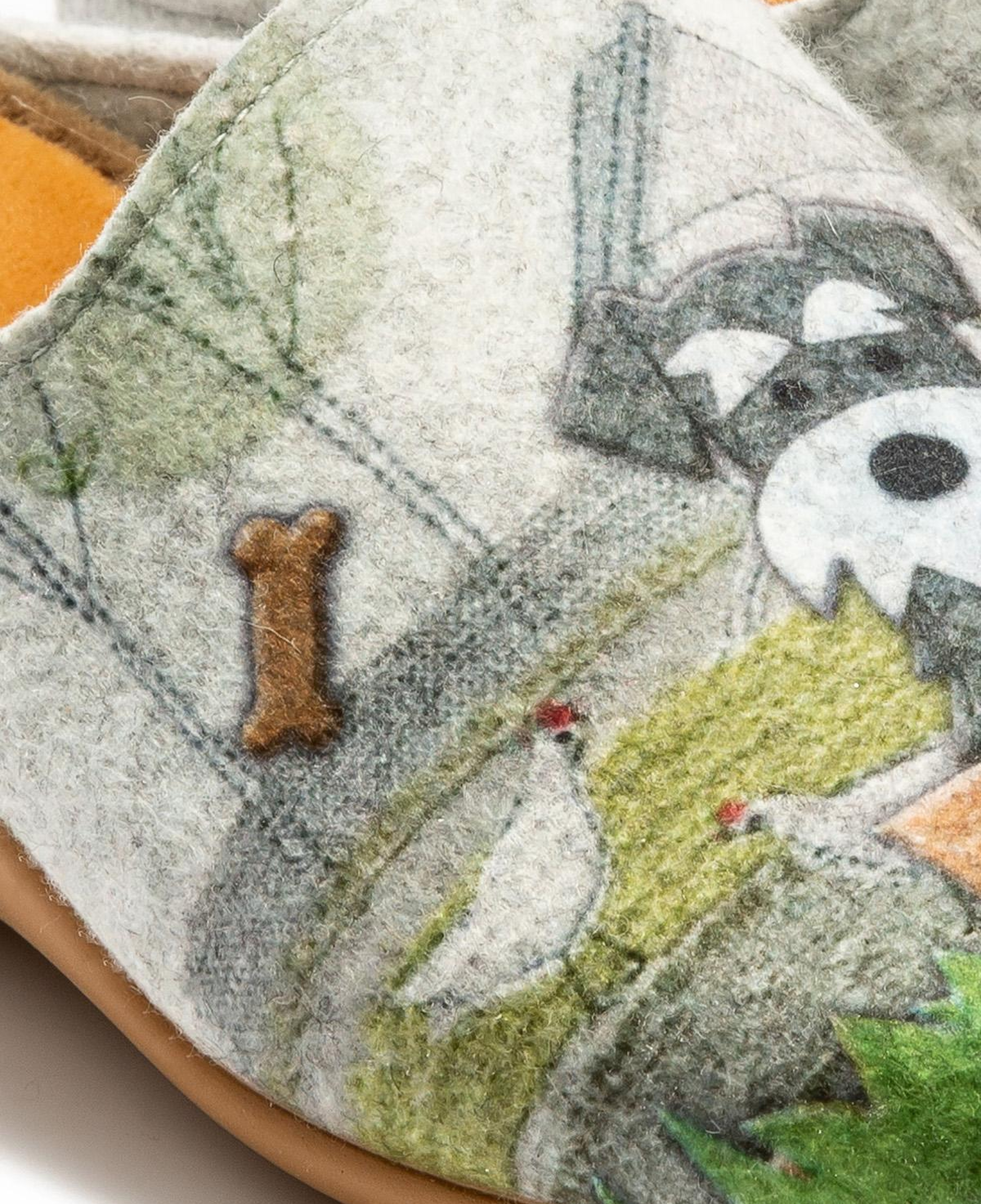 Köpek Kadın Ev Terliği Gri 36/41