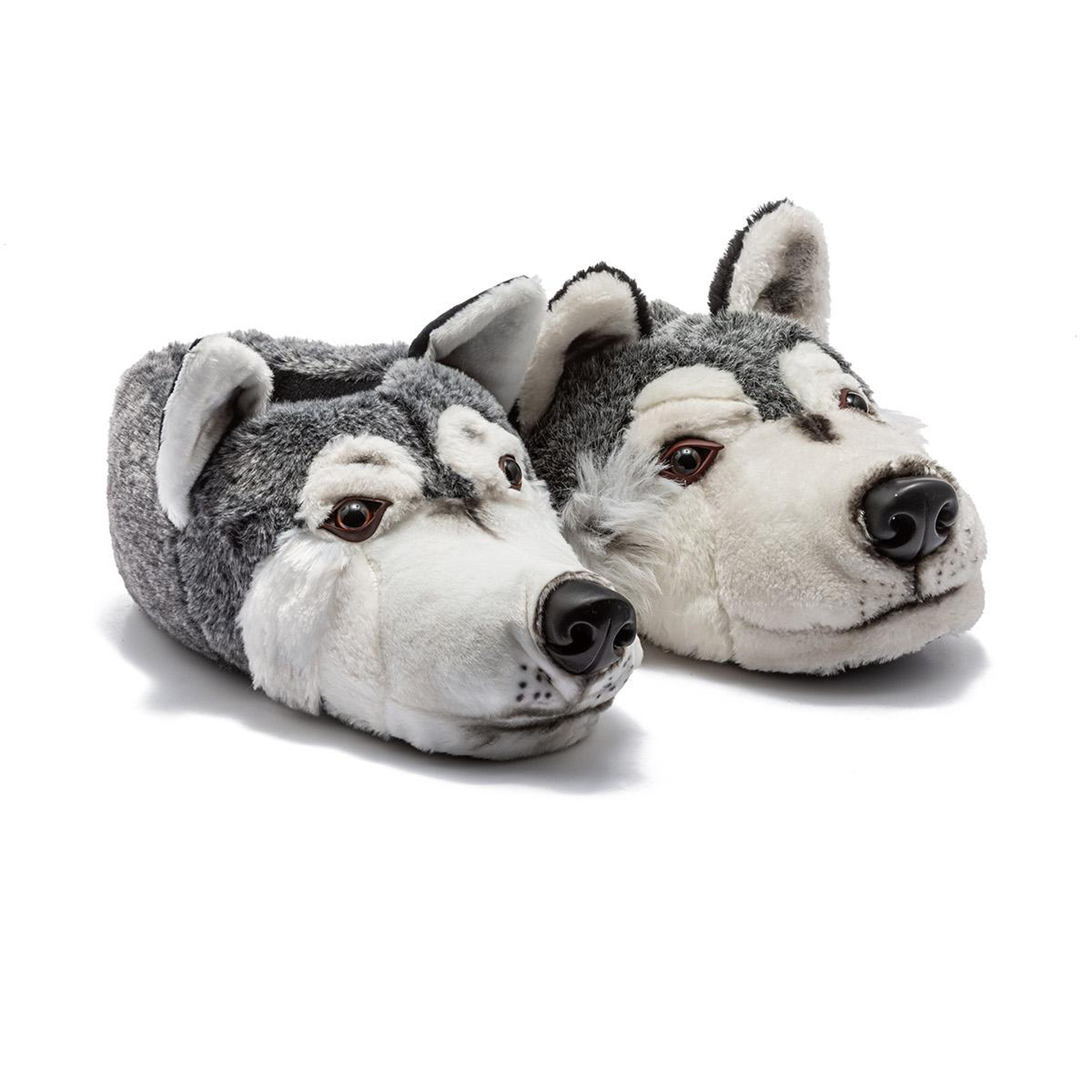 Siberia Erkek Hayvanlı Panduf Gri 41/46