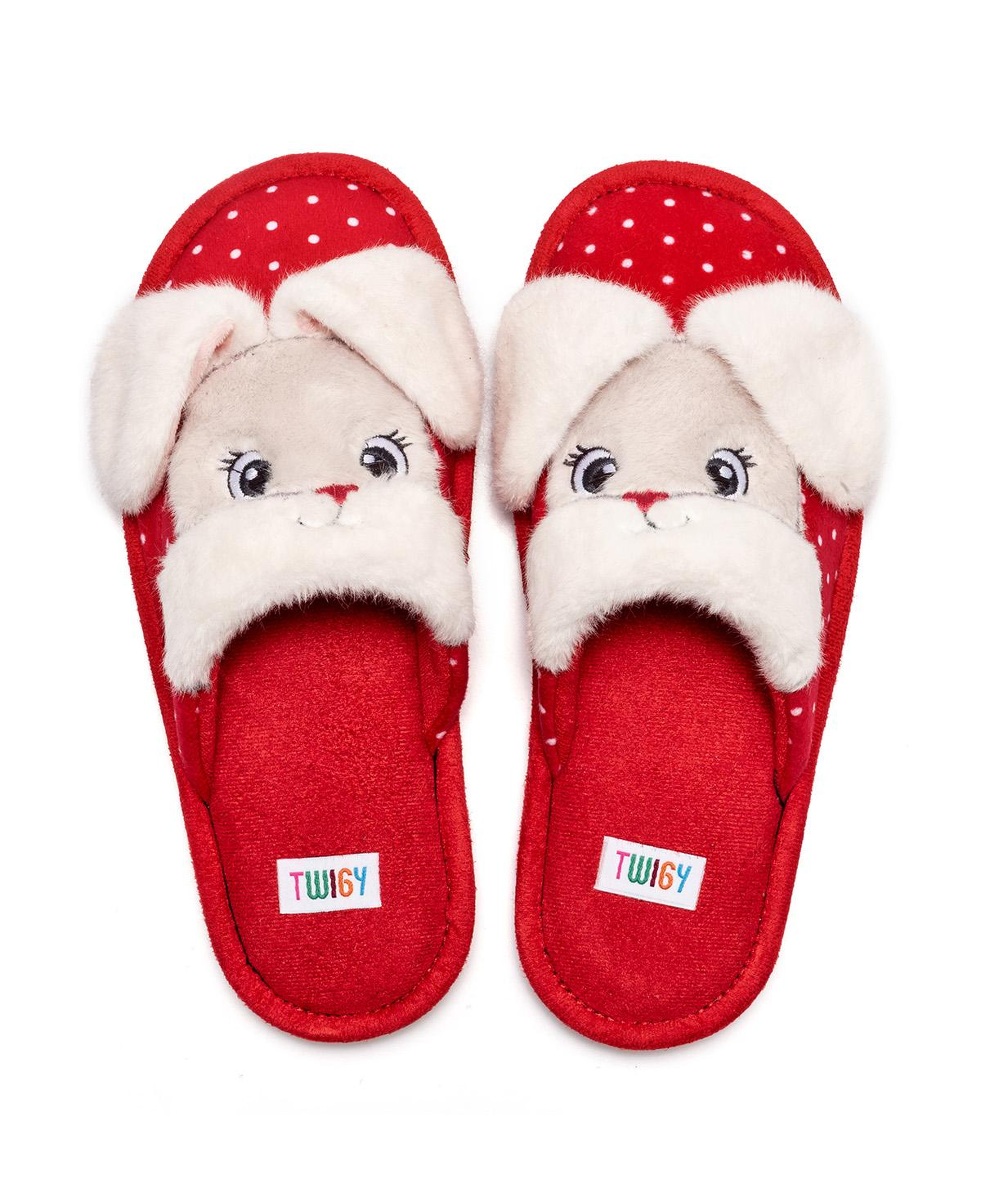 Bunny Çocuk Ev Terliği Kırmızı 30/35