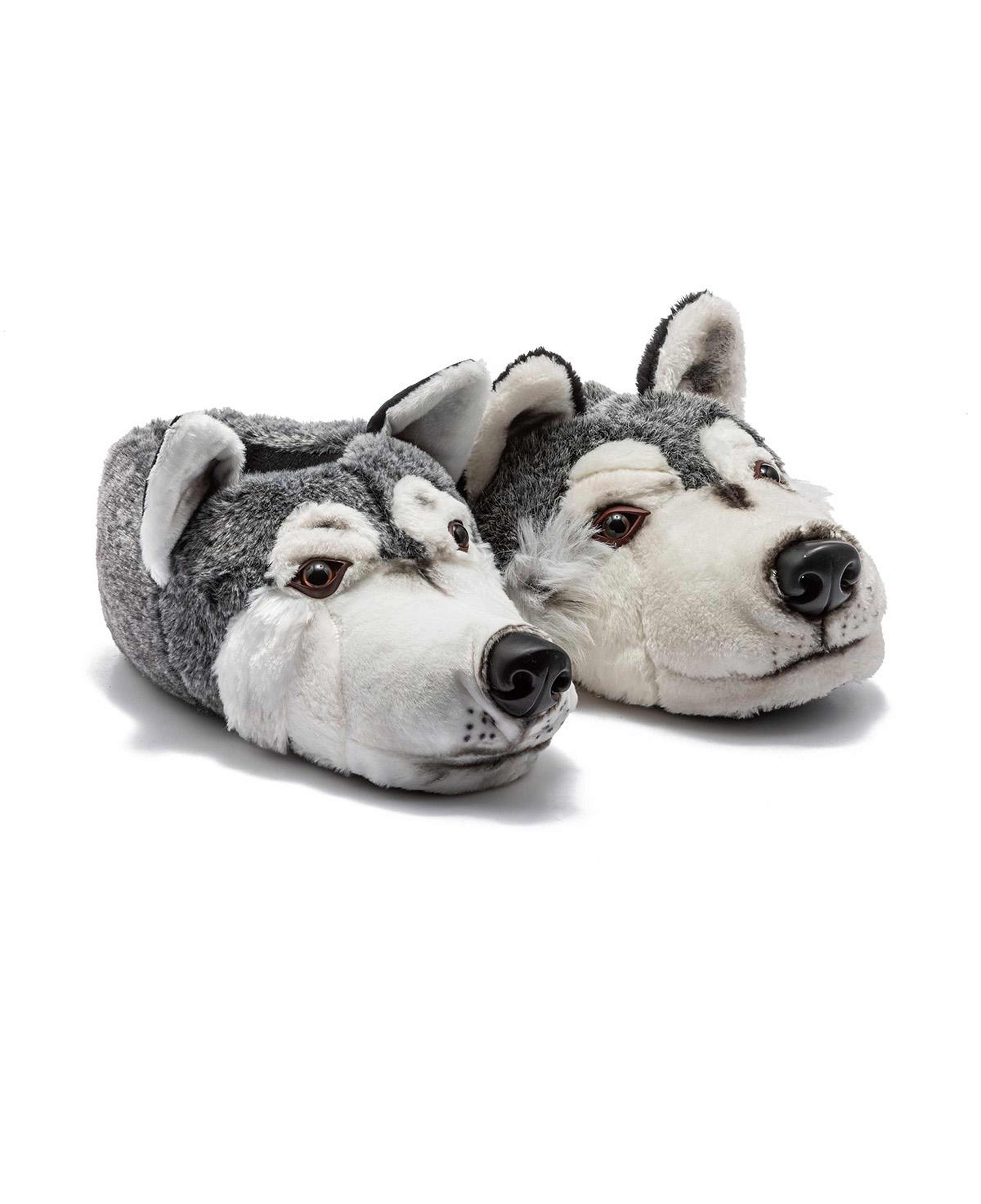 Siberia Erkek Hayvanlı Panduf Gri 41/46