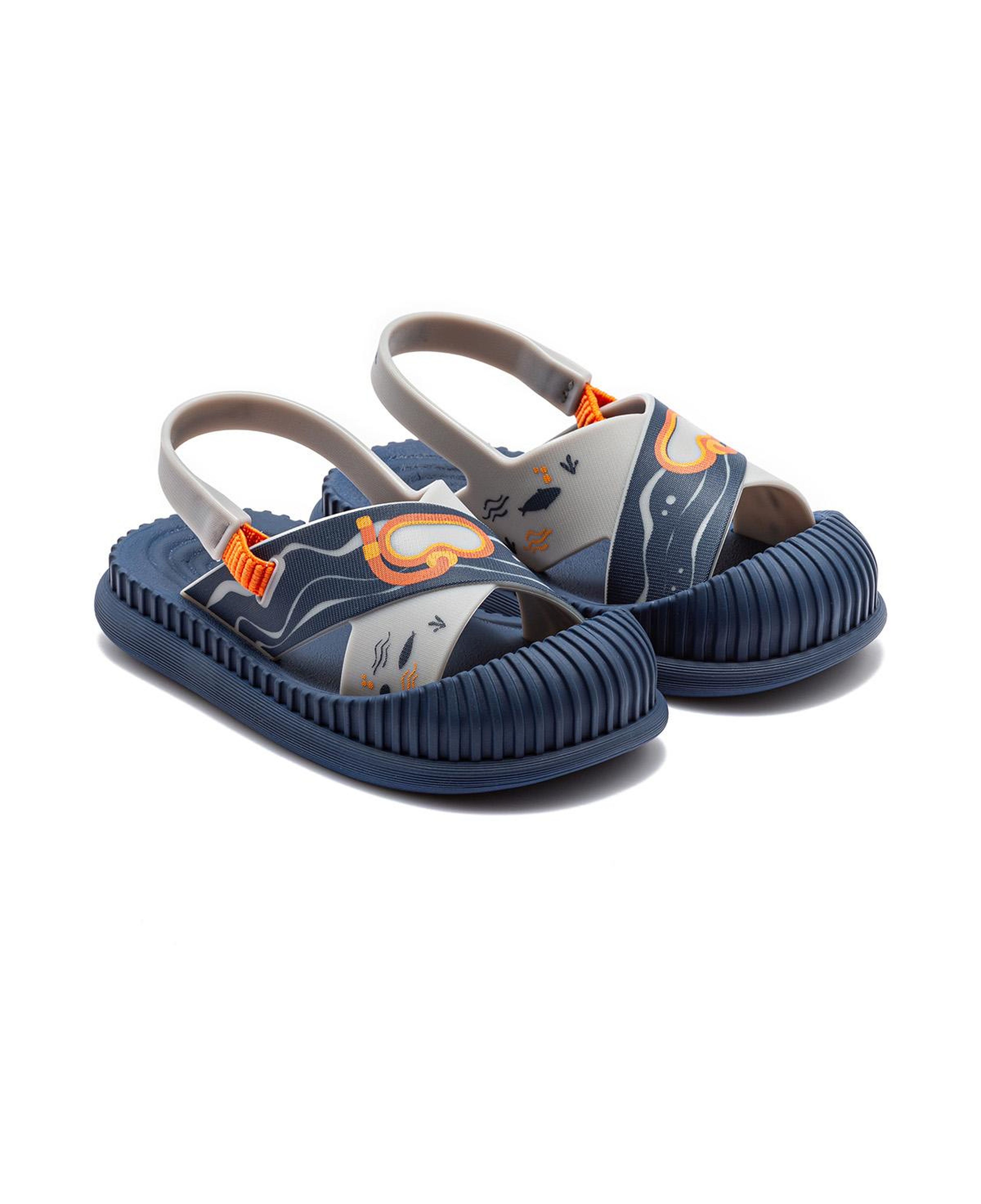 Fun Sea Çocuk Sandalet Lacivert-Gri 19/27