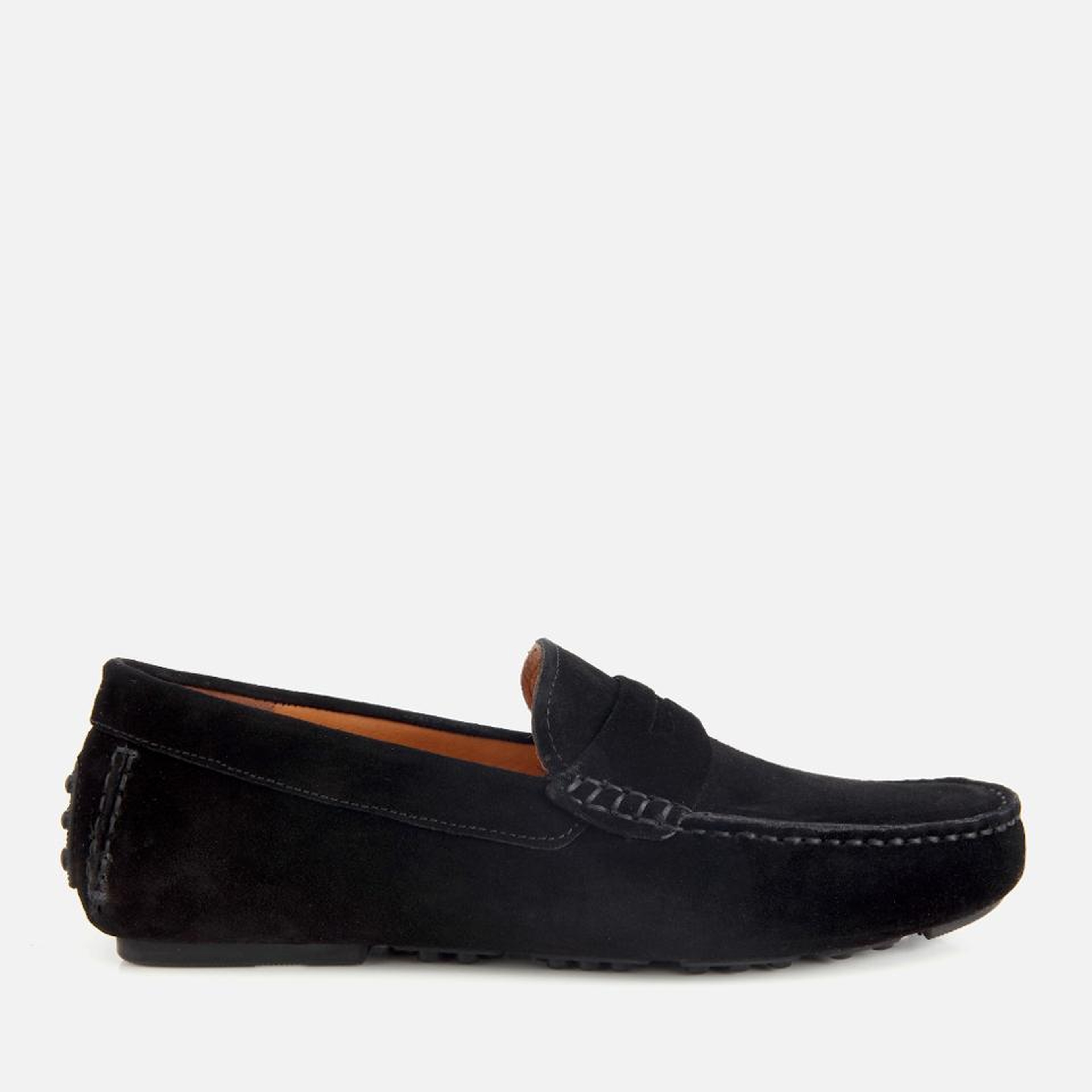 Erkek Süet Deri Siyah Rahat Günlük Loafer