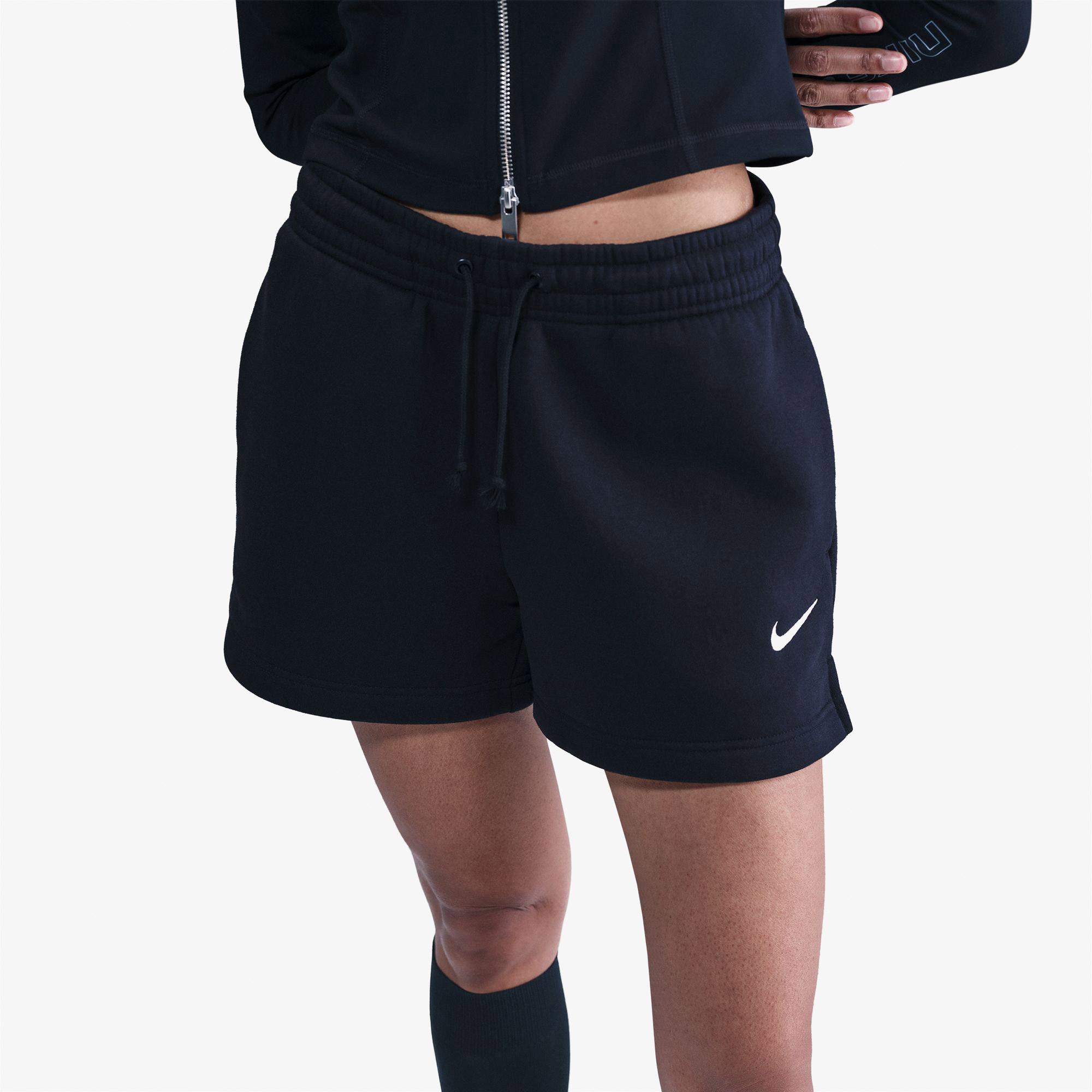 Nike Sportswear Phoenix Fleece 10 cm Kadın Siyah Şort