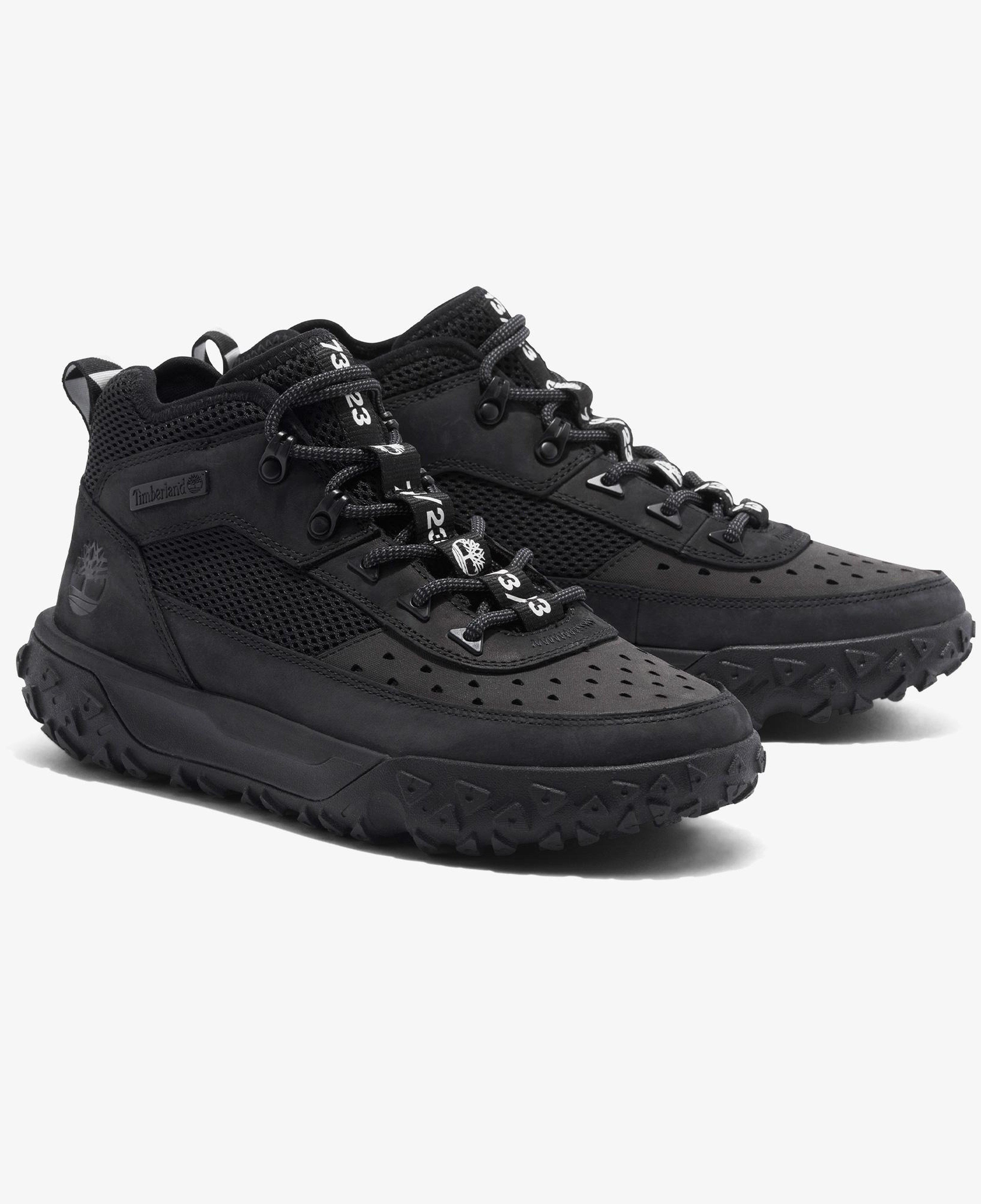 Timberland Greenstride Motion 6 Mid Lace Up Erkek Siyah Yürüyüş Botu