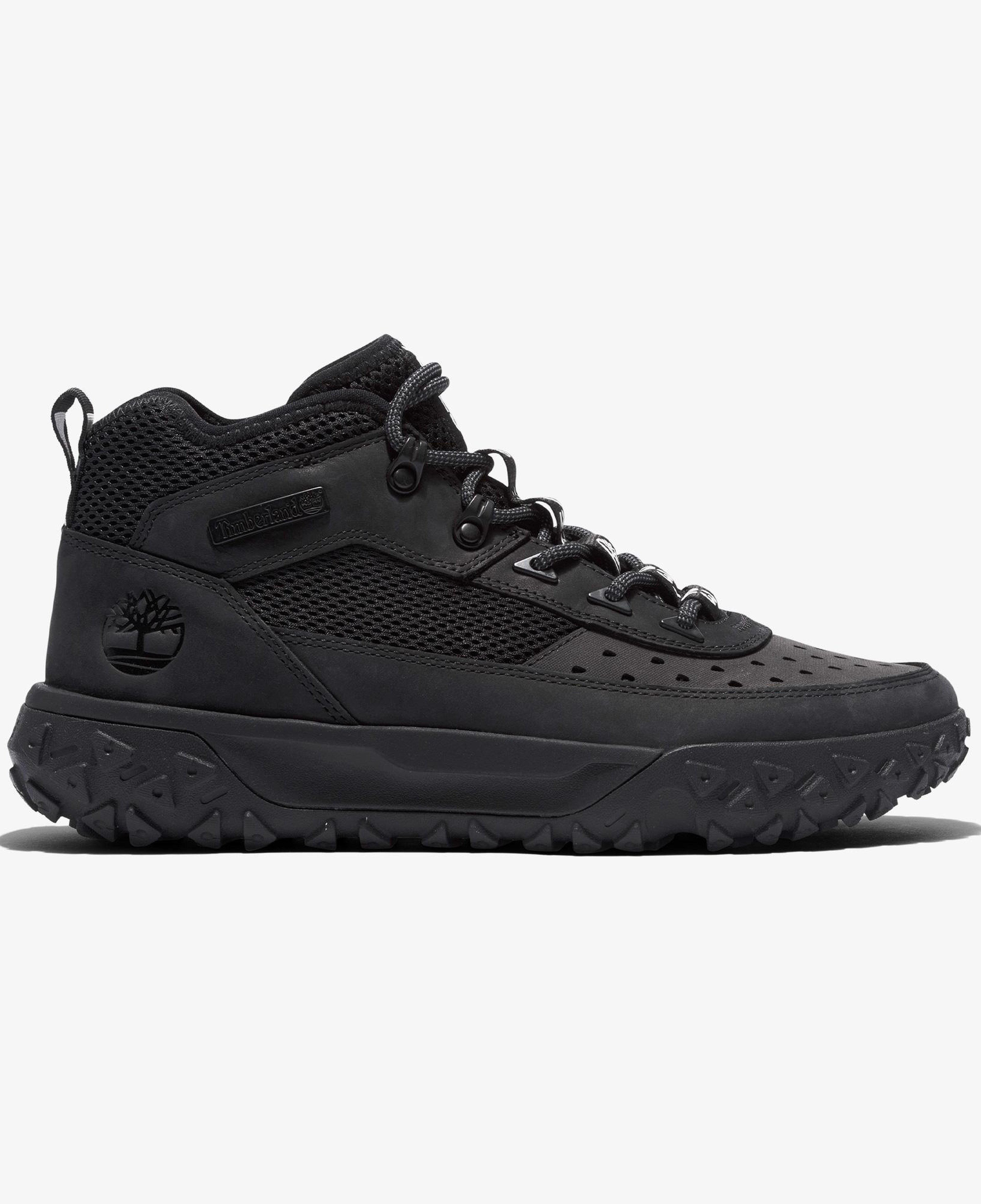 Timberland Greenstride Motion 6 Mid Lace Up Erkek Siyah Yürüyüş Botu