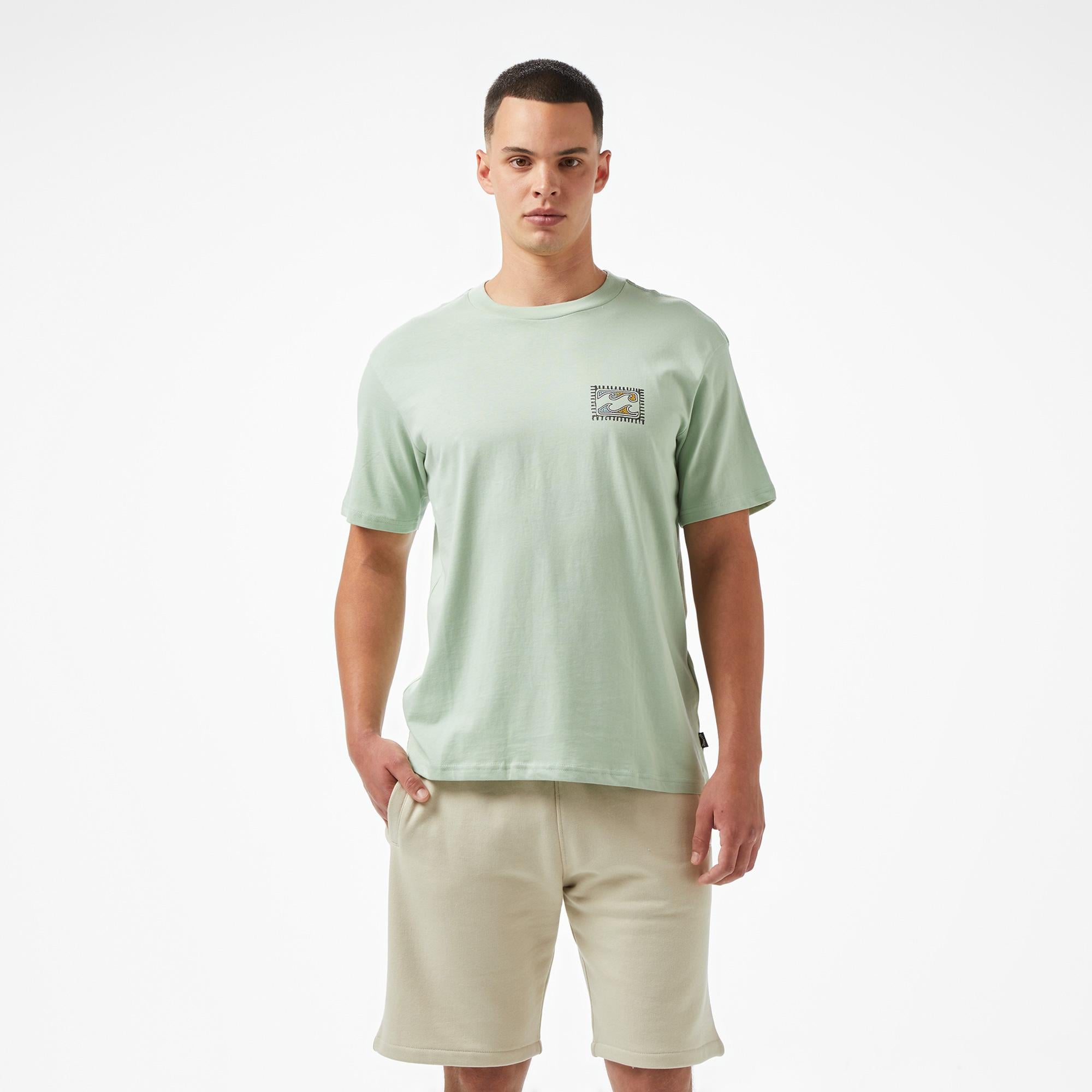 Billabong Twin Peaks Regular Erkek Yeşil T-Shirt