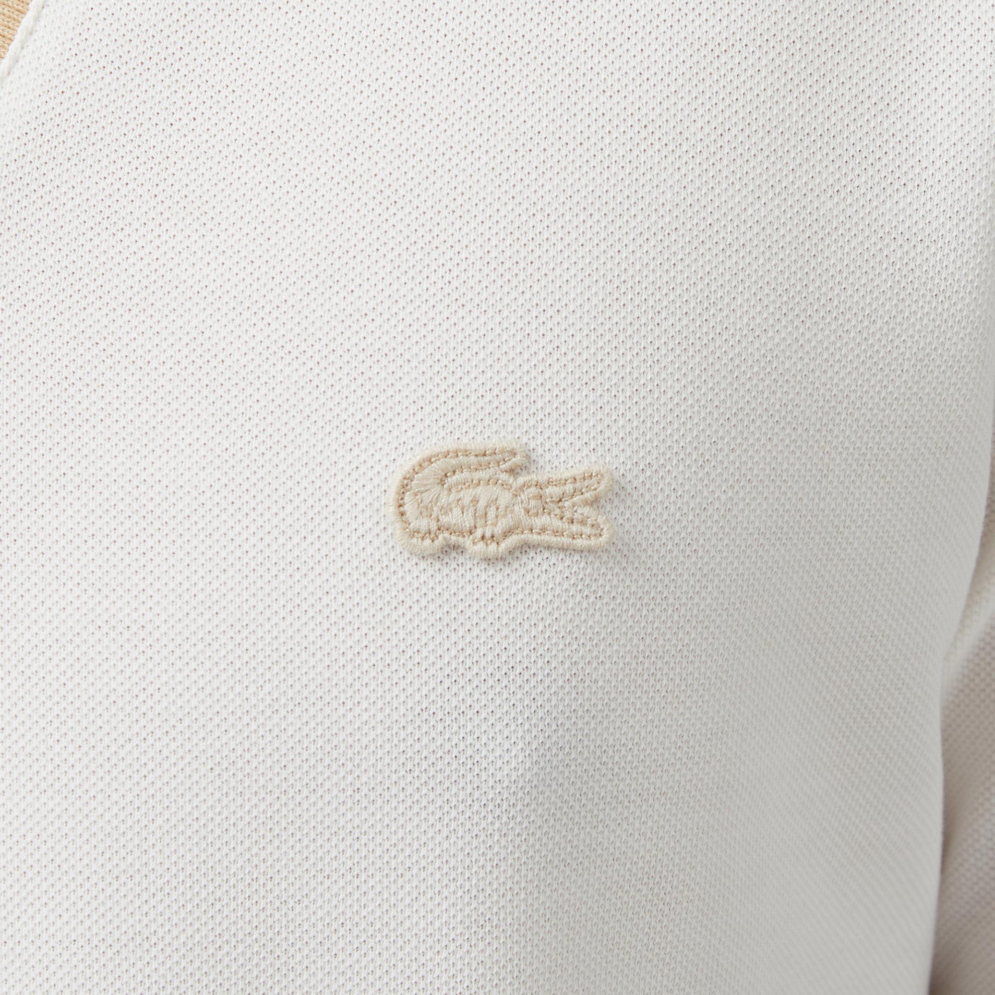 Lacoste Erkek Regular Fit Polo Yaka Krem Polo