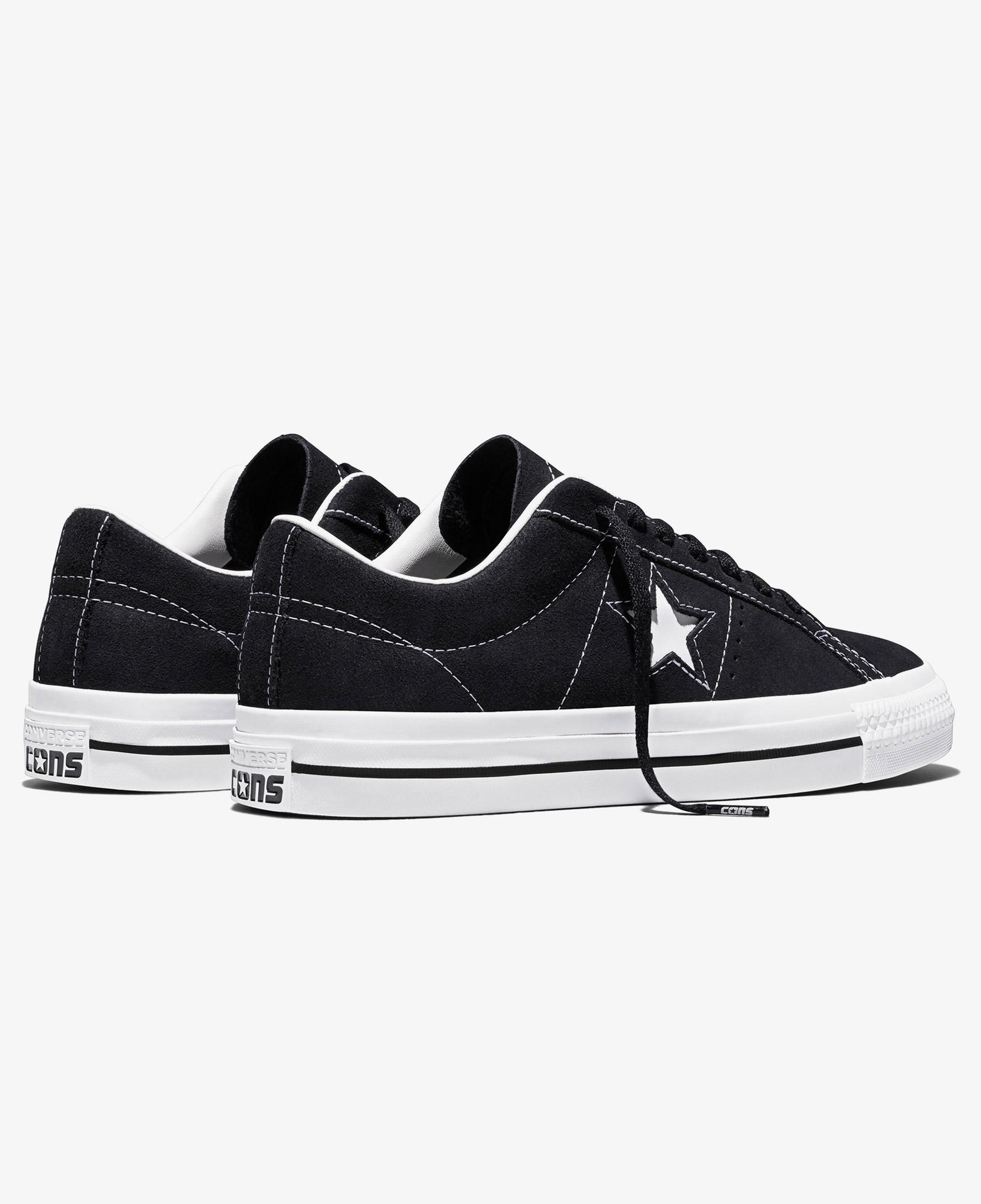 Converse Cons One Star Pro Unisex Siyah Süet Sneaker