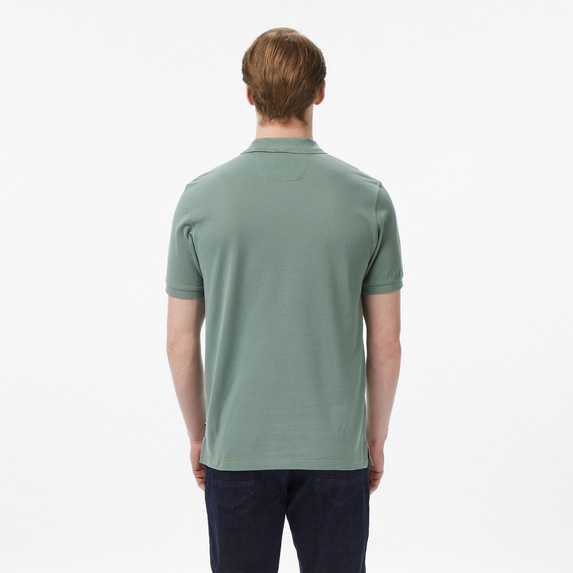 Nautica Erkek Yeşil Regular Fit Polo Yaka T-Shirt