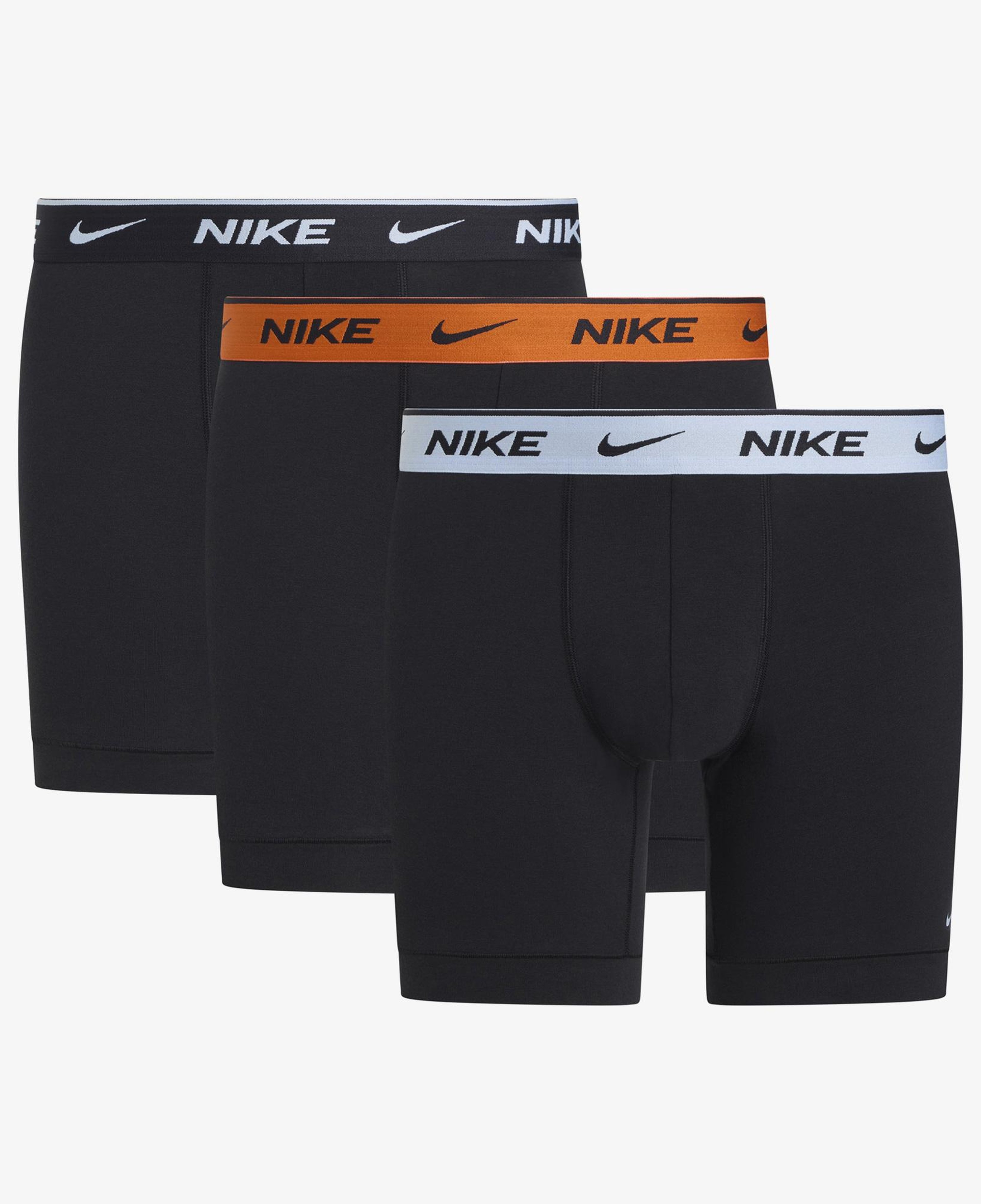 Nike Brief 3' lü Erkek Siyah Boxer