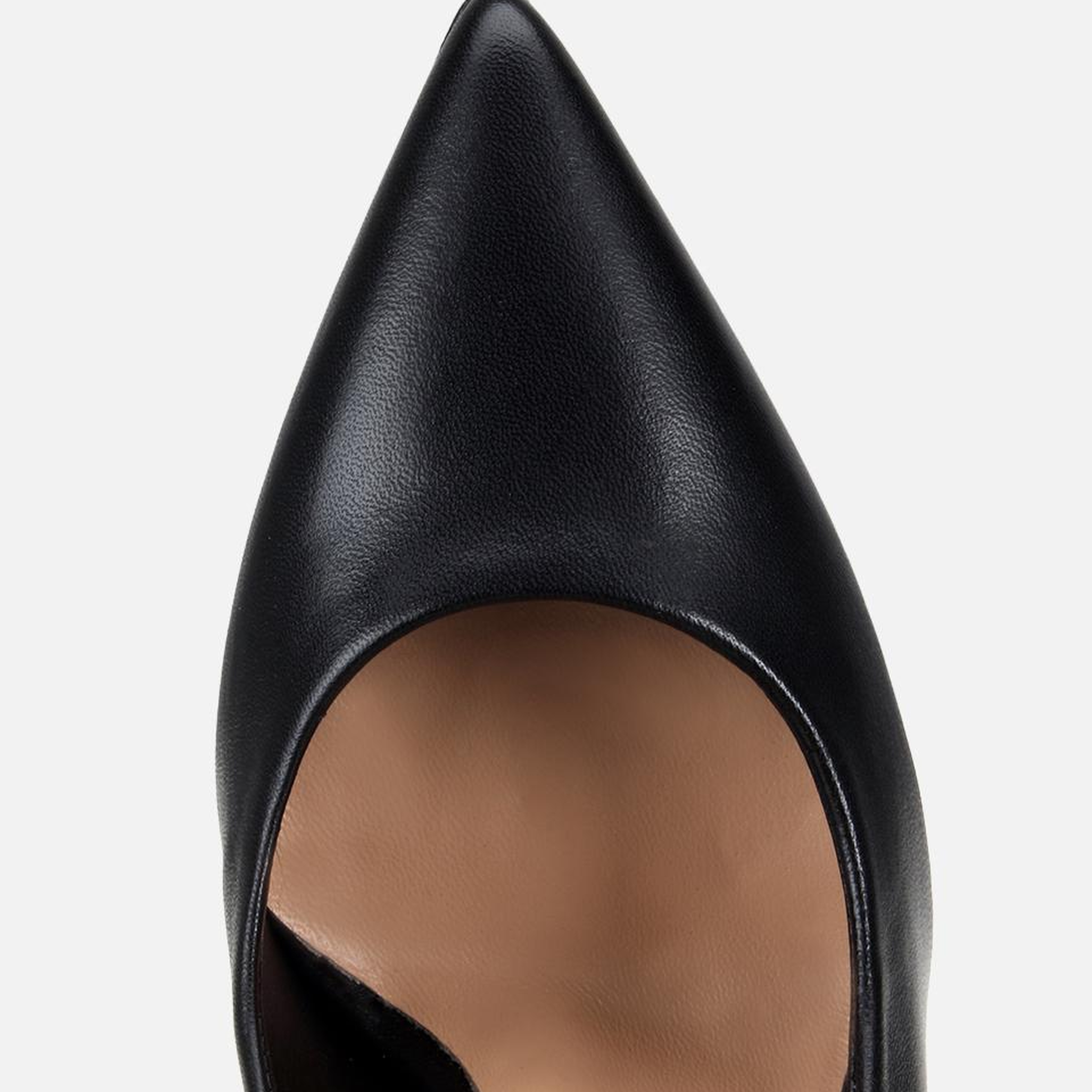 Kadın Deri Siyah Yüksek Topuklu Stiletto