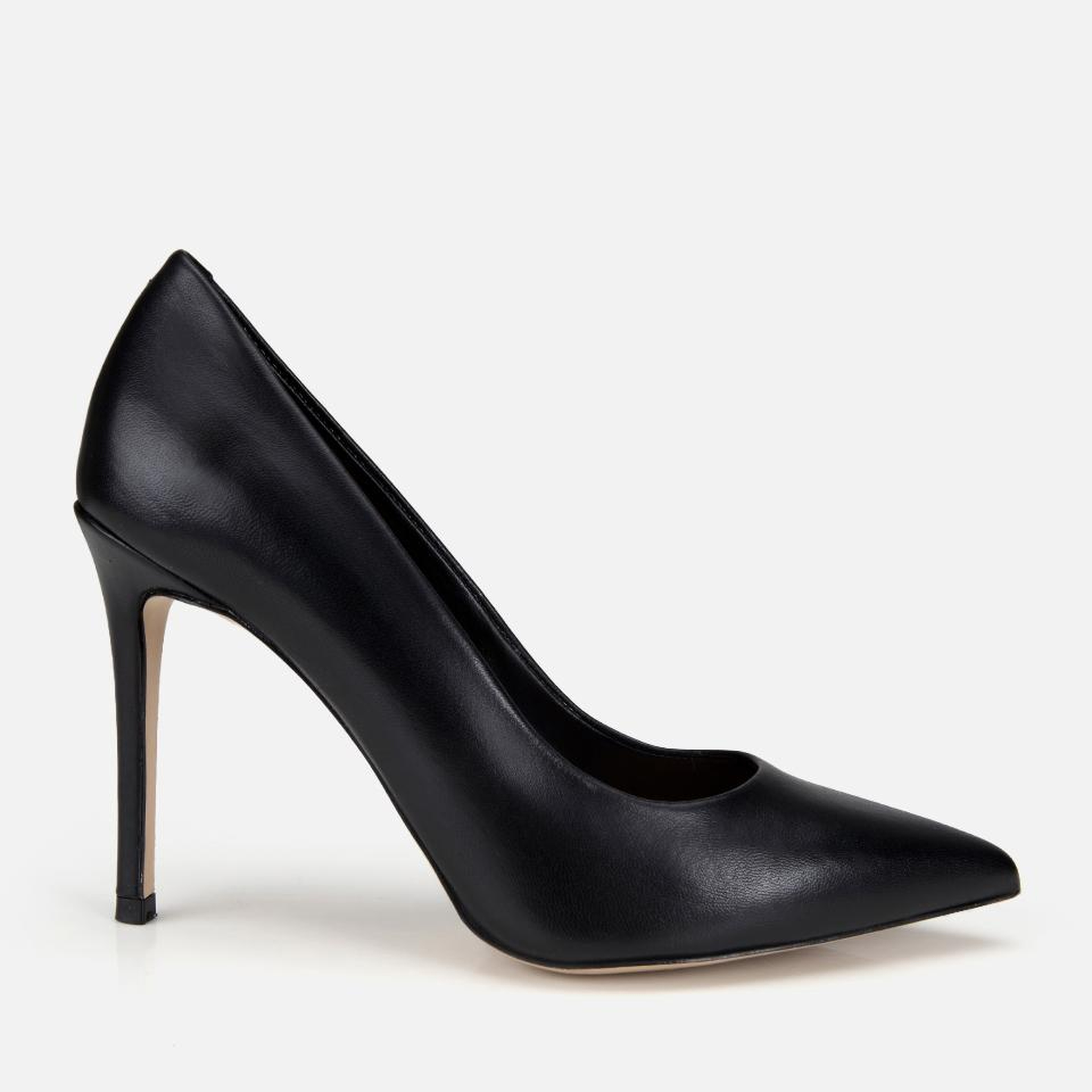 Kadın Deri Siyah Yüksek Topuklu Stiletto