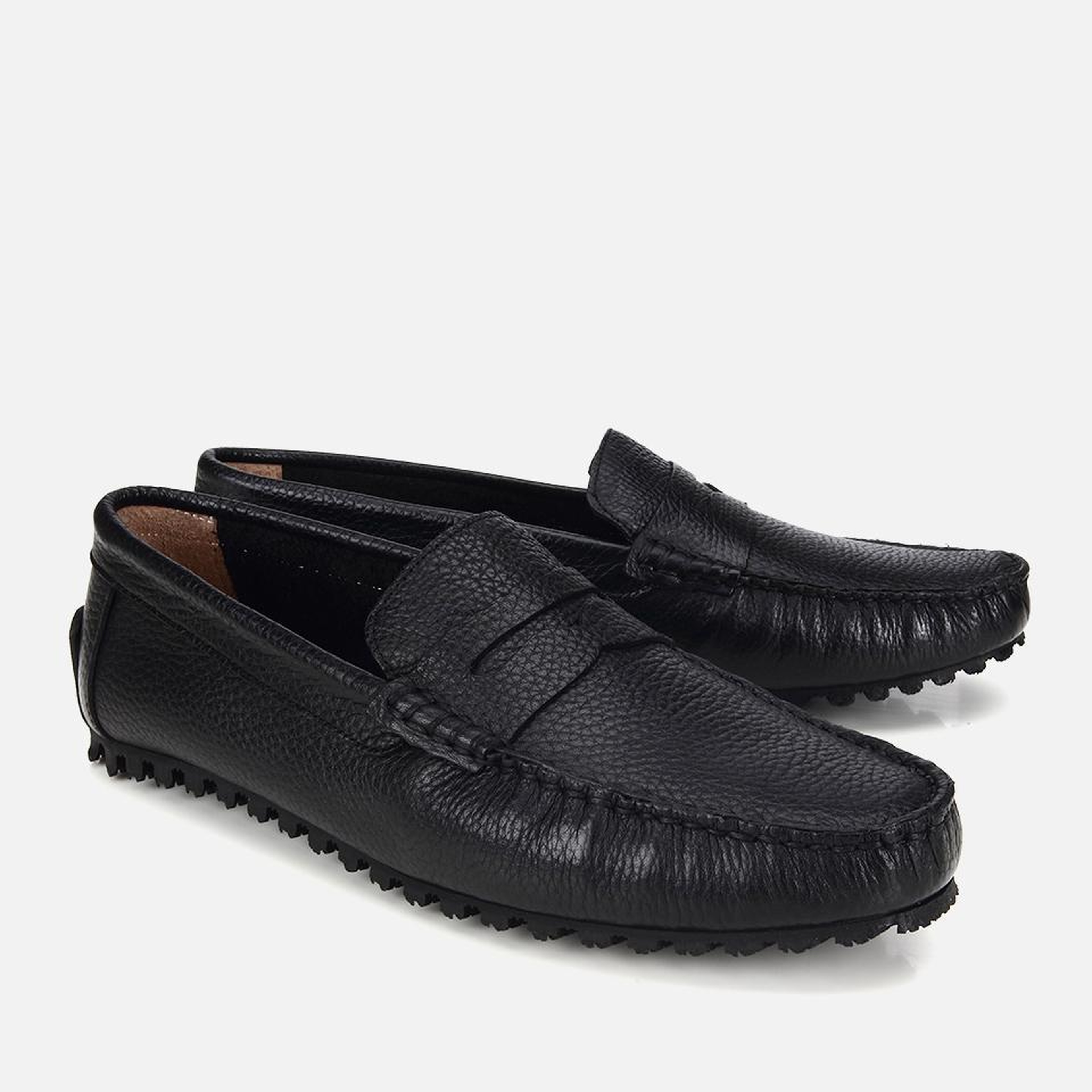Erkek Deri Siyah Comfort Günlük Loafer