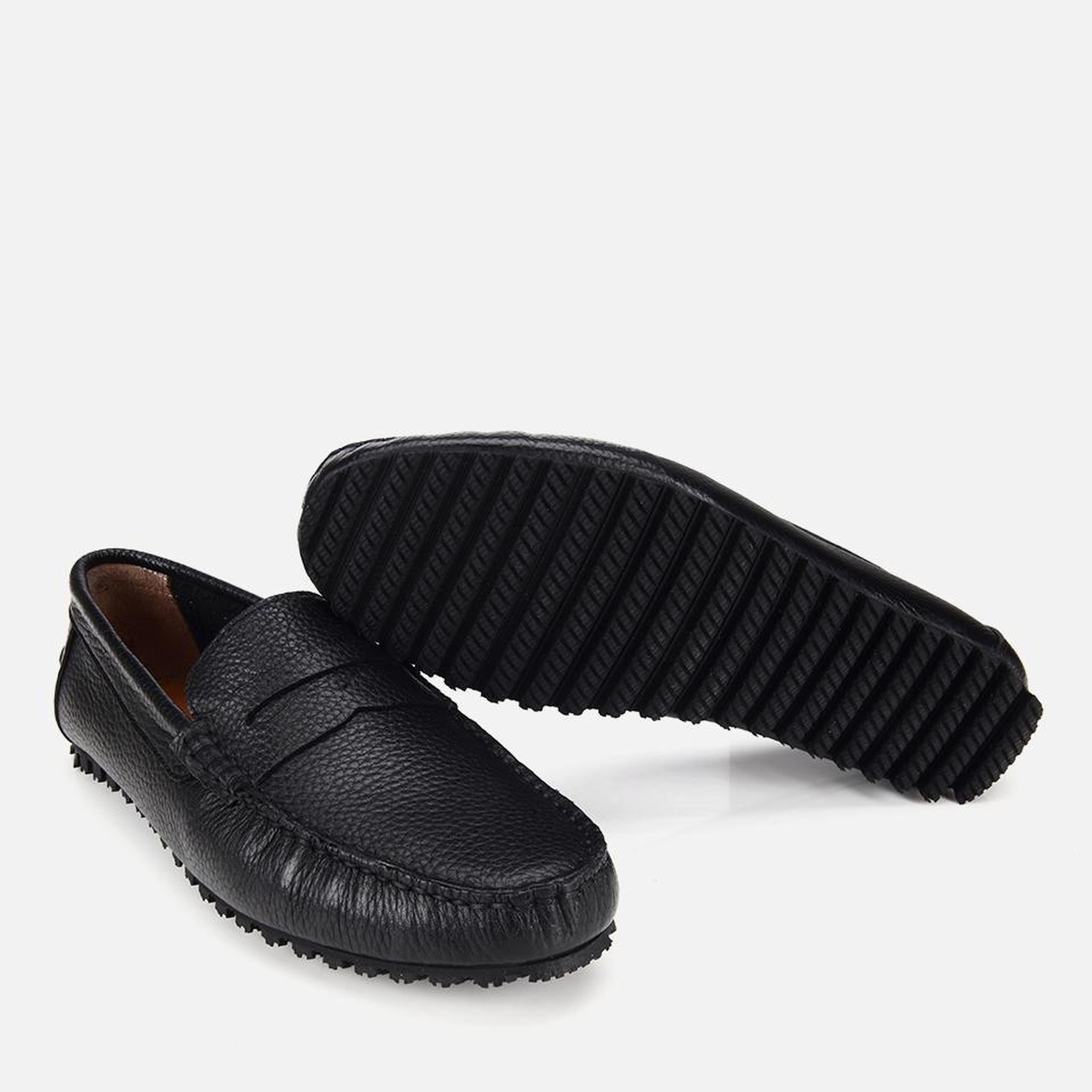 Erkek Deri Siyah Comfort Günlük Loafer