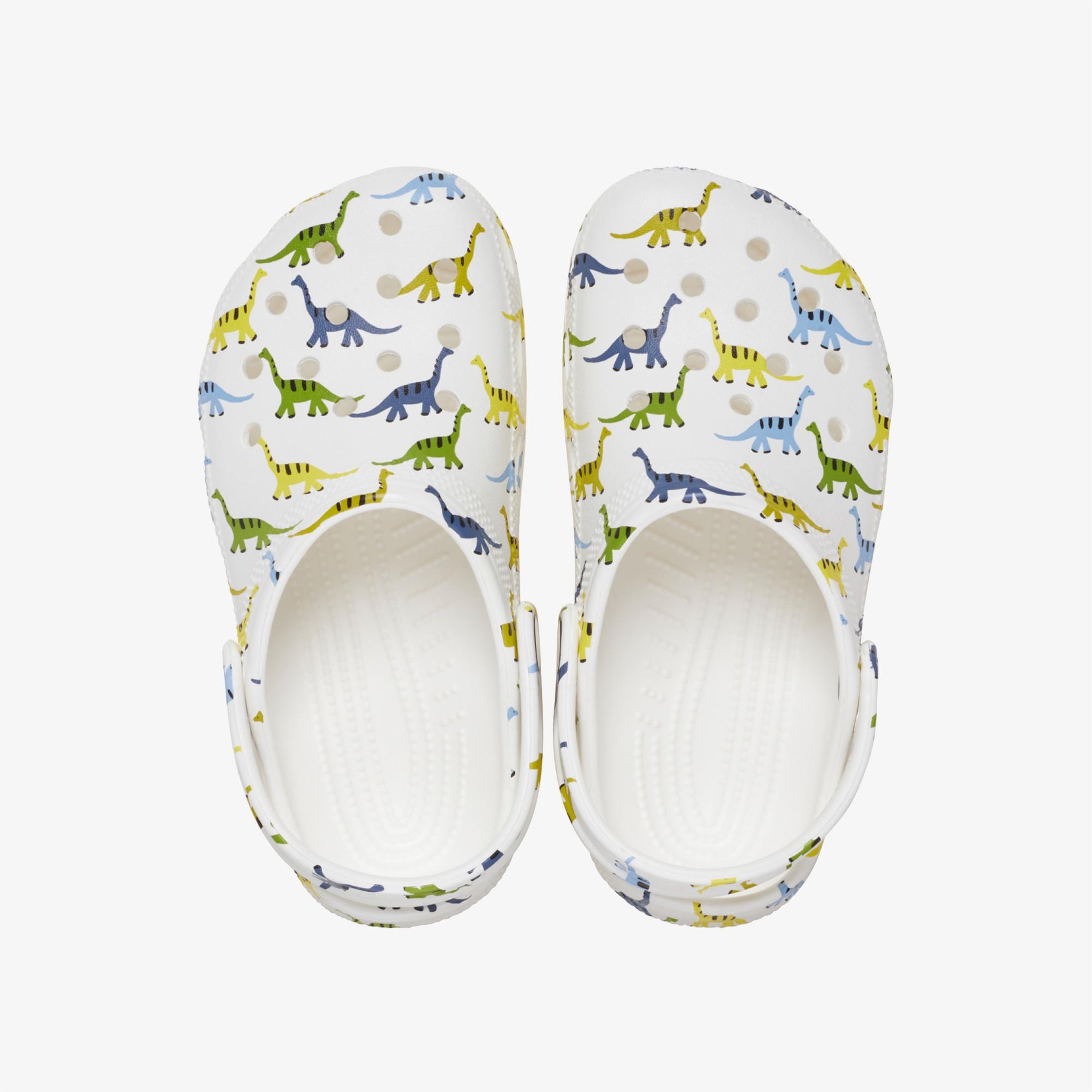 Crocs Classic Character Print K Çocuk Beyaz Terlik