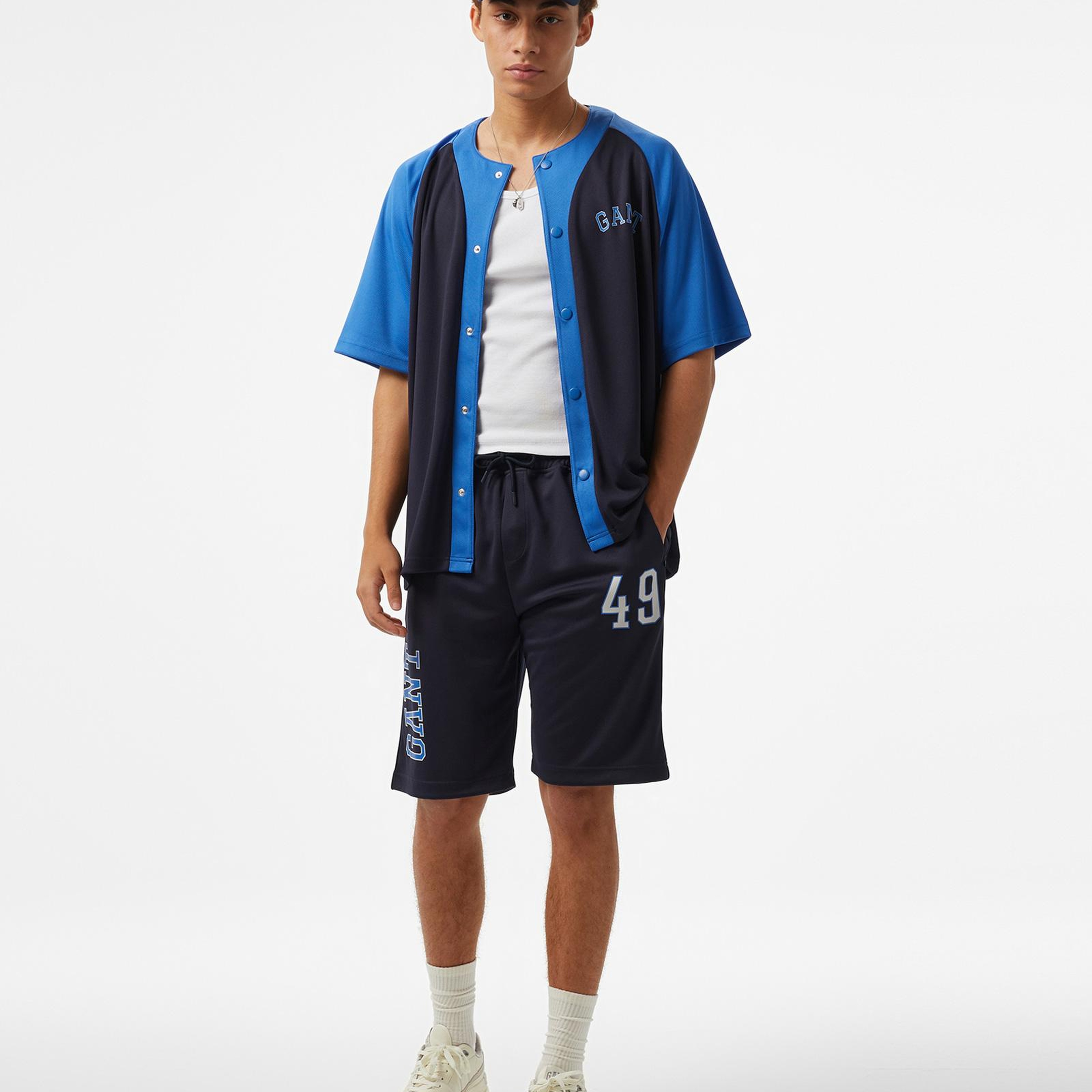GANT Erkek Lacivert Relaxed Fit Şort