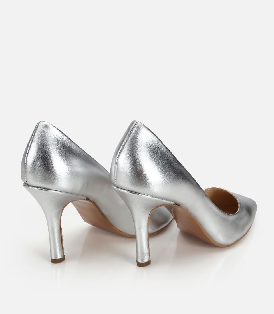 Kadın Deri Lame Yumuşak Dokulu Stiletto