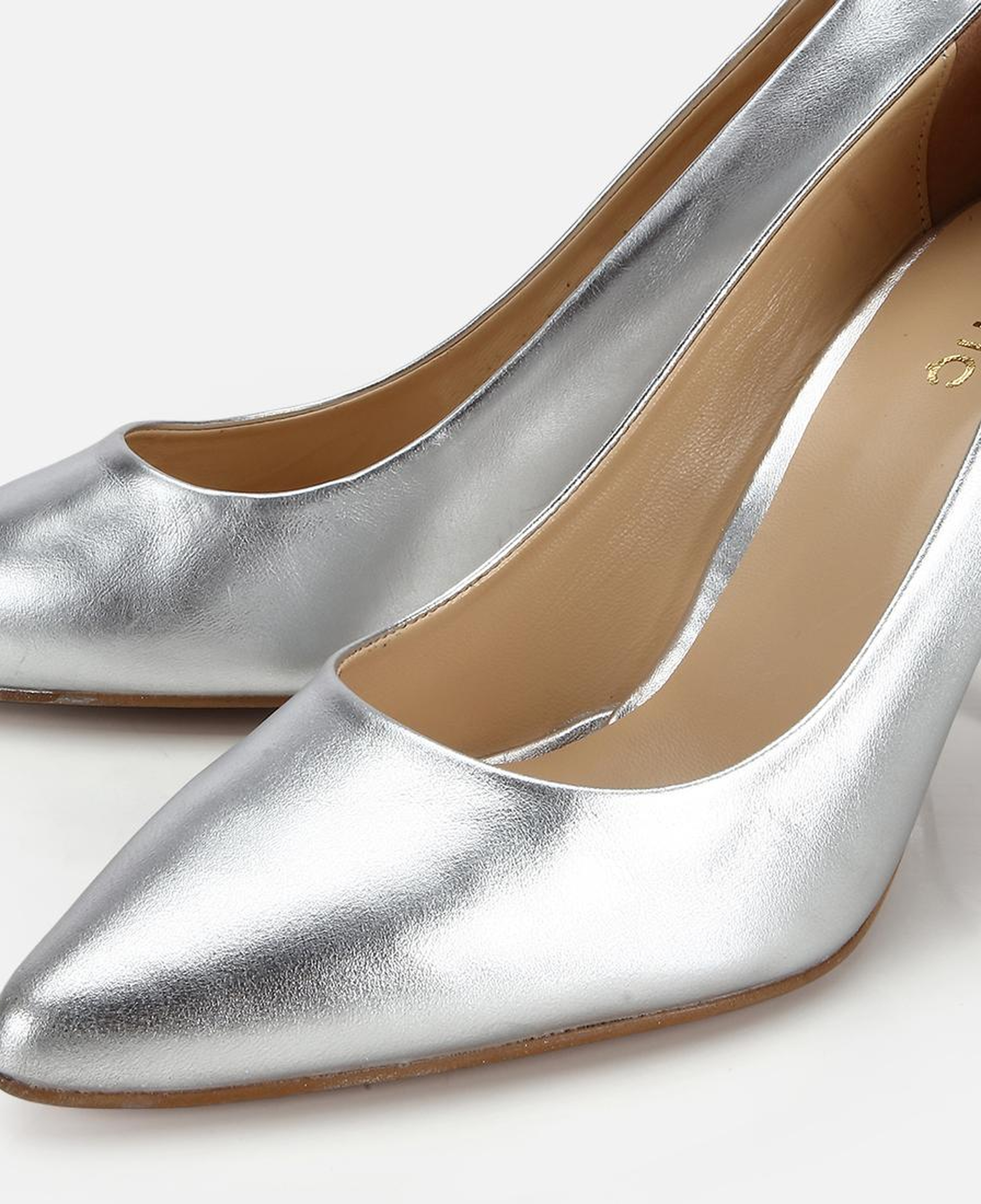 Kadın Deri Lame Yumuşak Dokulu Stiletto
