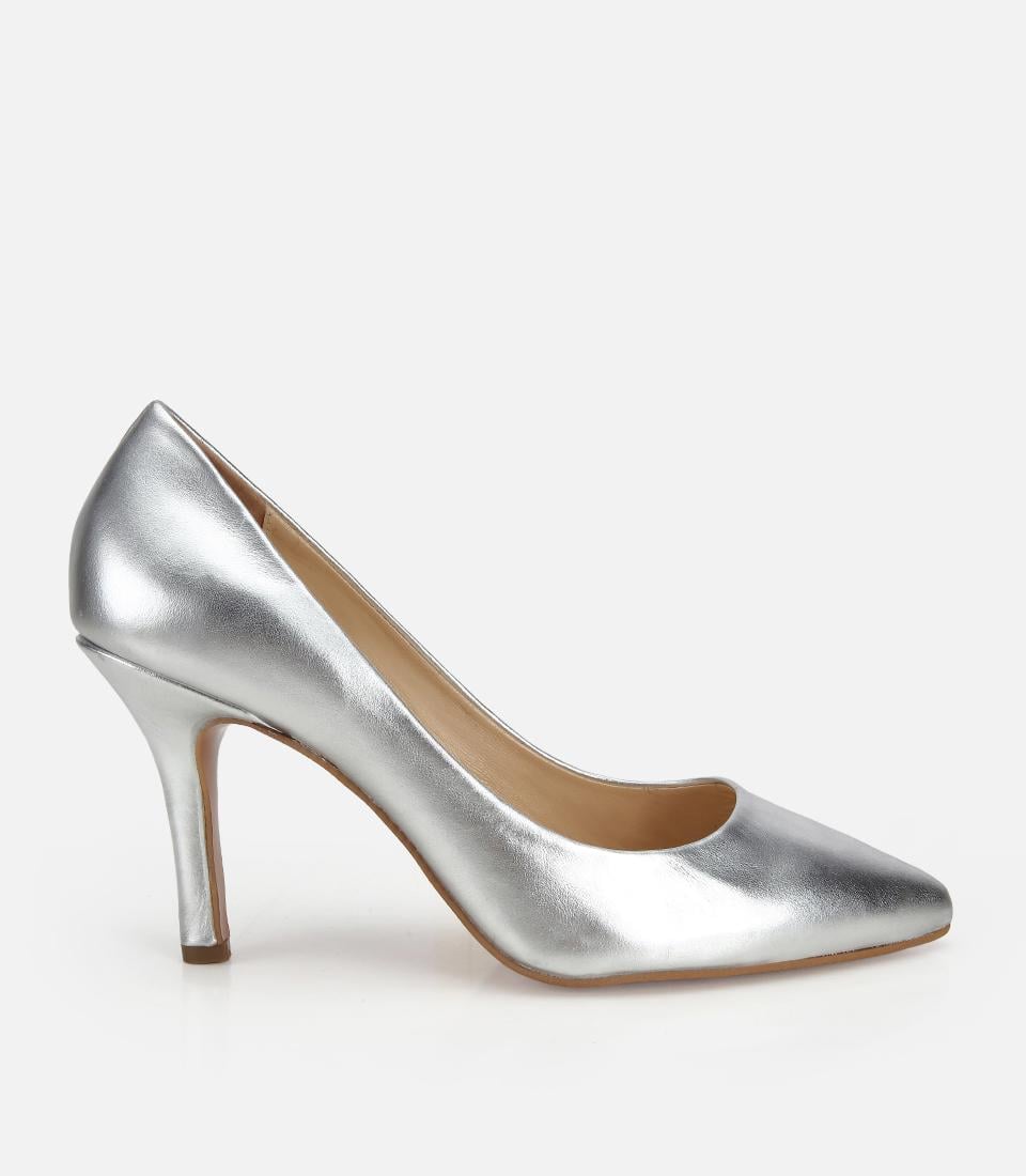 Kadın Deri Lame Yumuşak Dokulu Stiletto