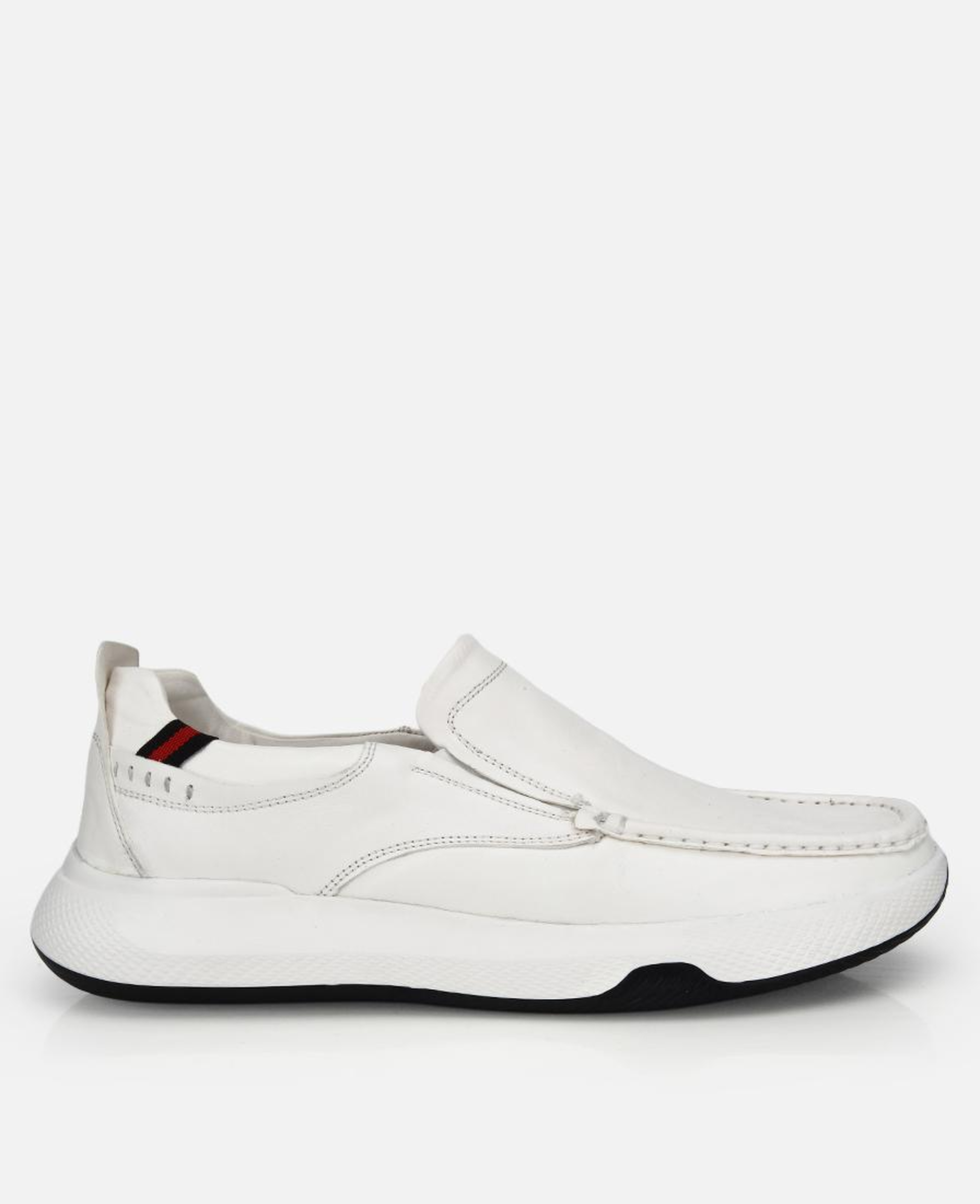 Erkek Deri Beyaz Comfort Günlük Loafer