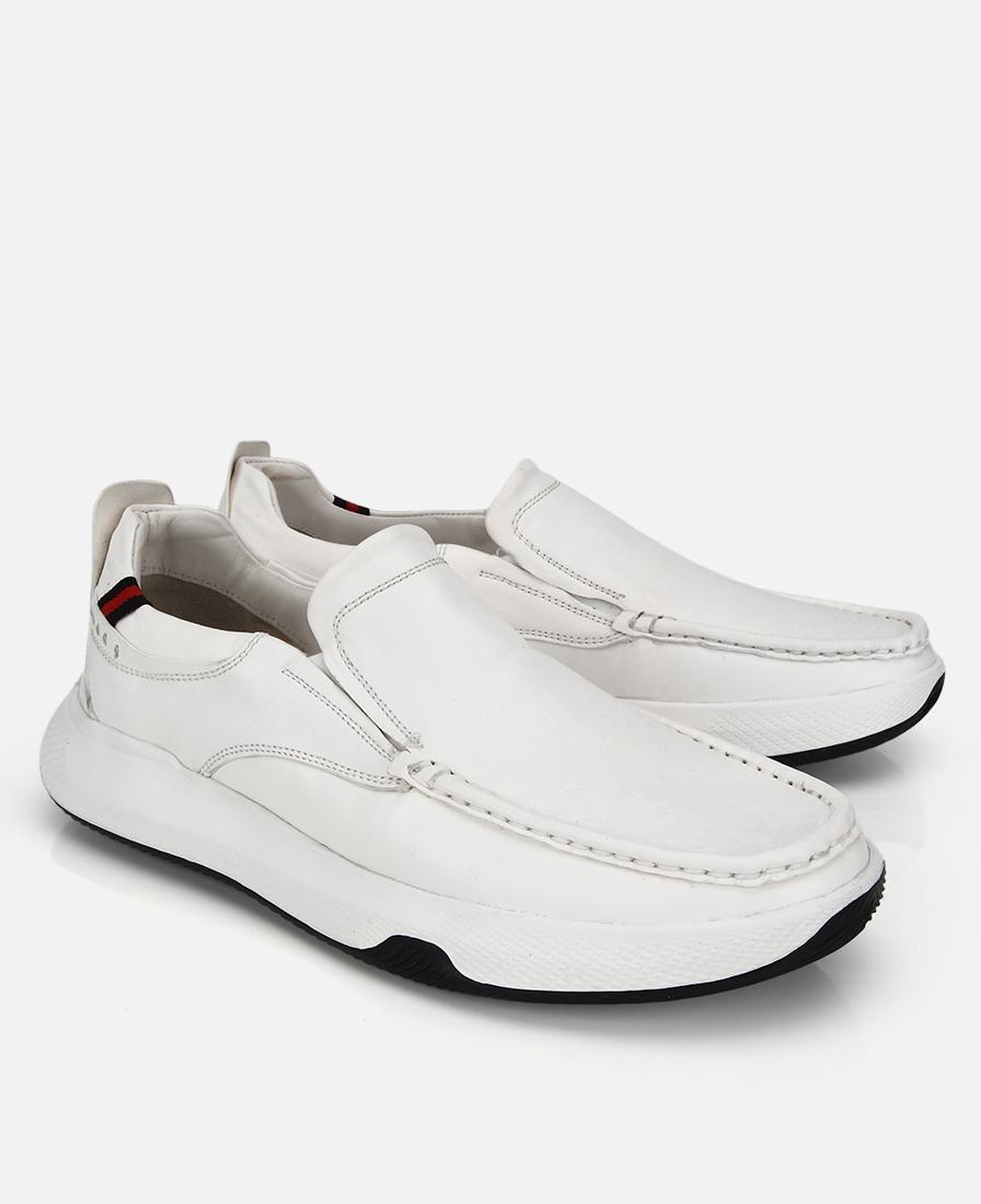 Erkek Deri Beyaz Comfort Günlük Loafer