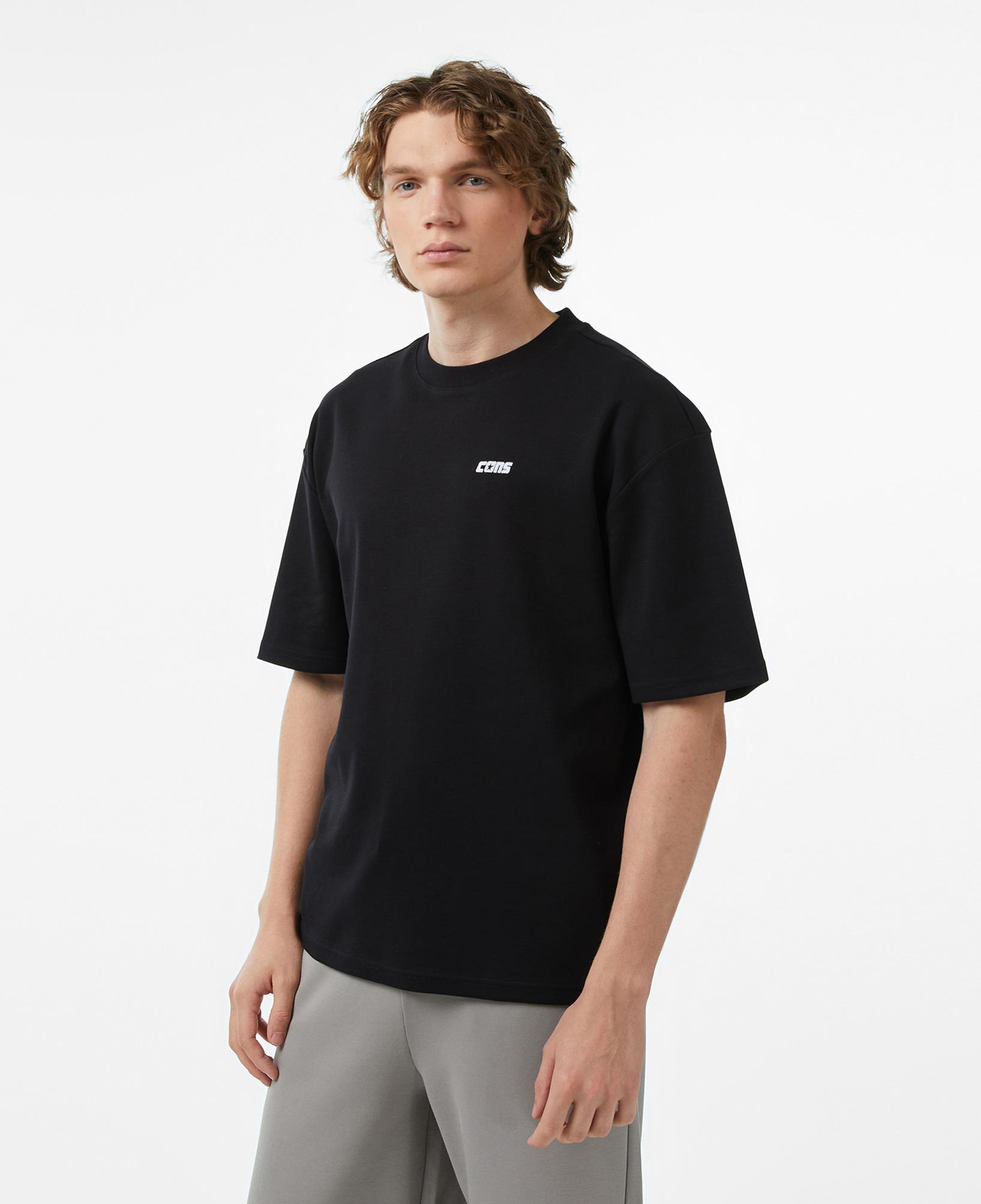 Converse Regular Fit Erkek Siyah T-Shirt