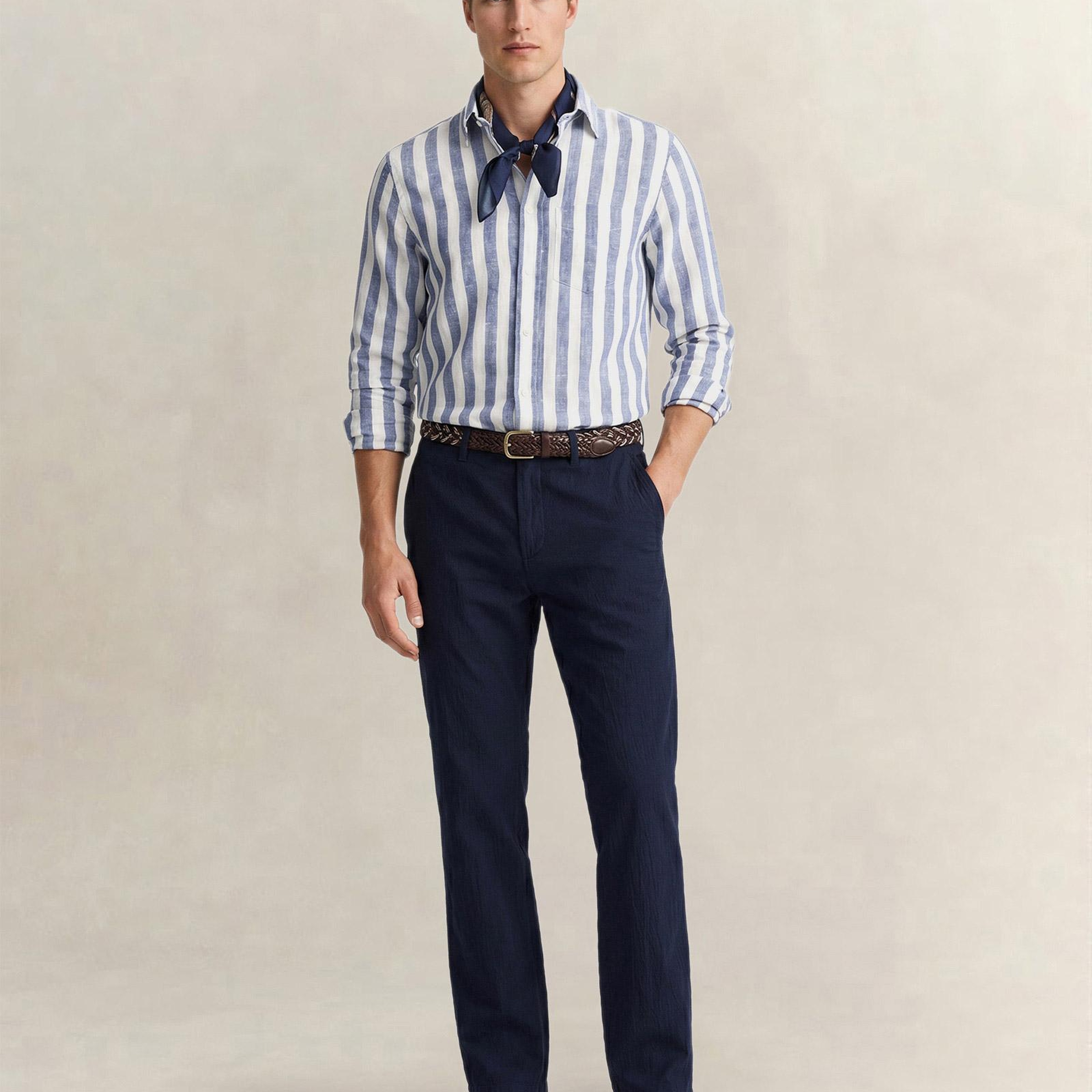 GANT Erkek Lacivert Regular Fit Pantolon