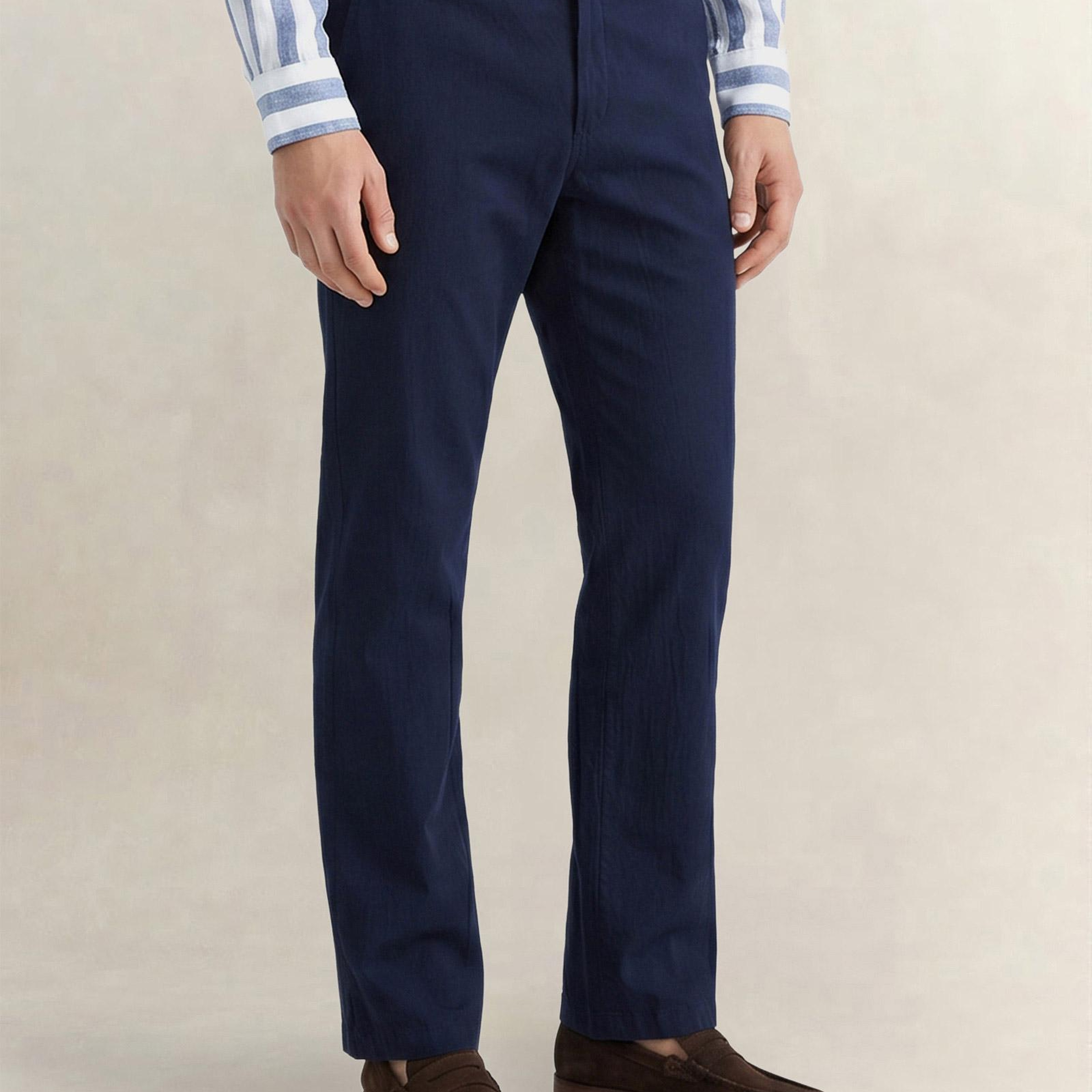 GANT Erkek Lacivert Regular Fit Pantolon