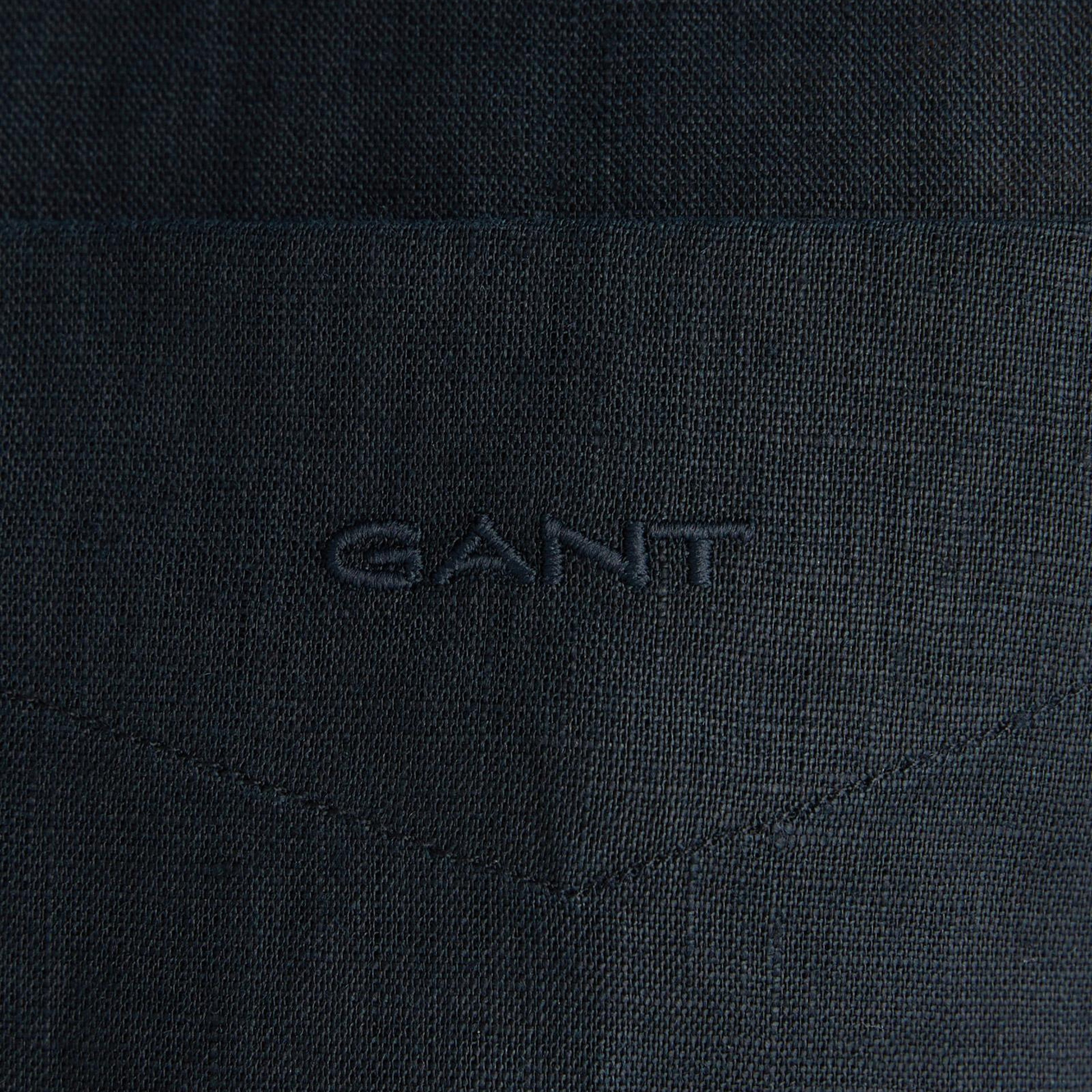 GANT Erkek Siyah Düğmeli Yaka Logolu Gömlek