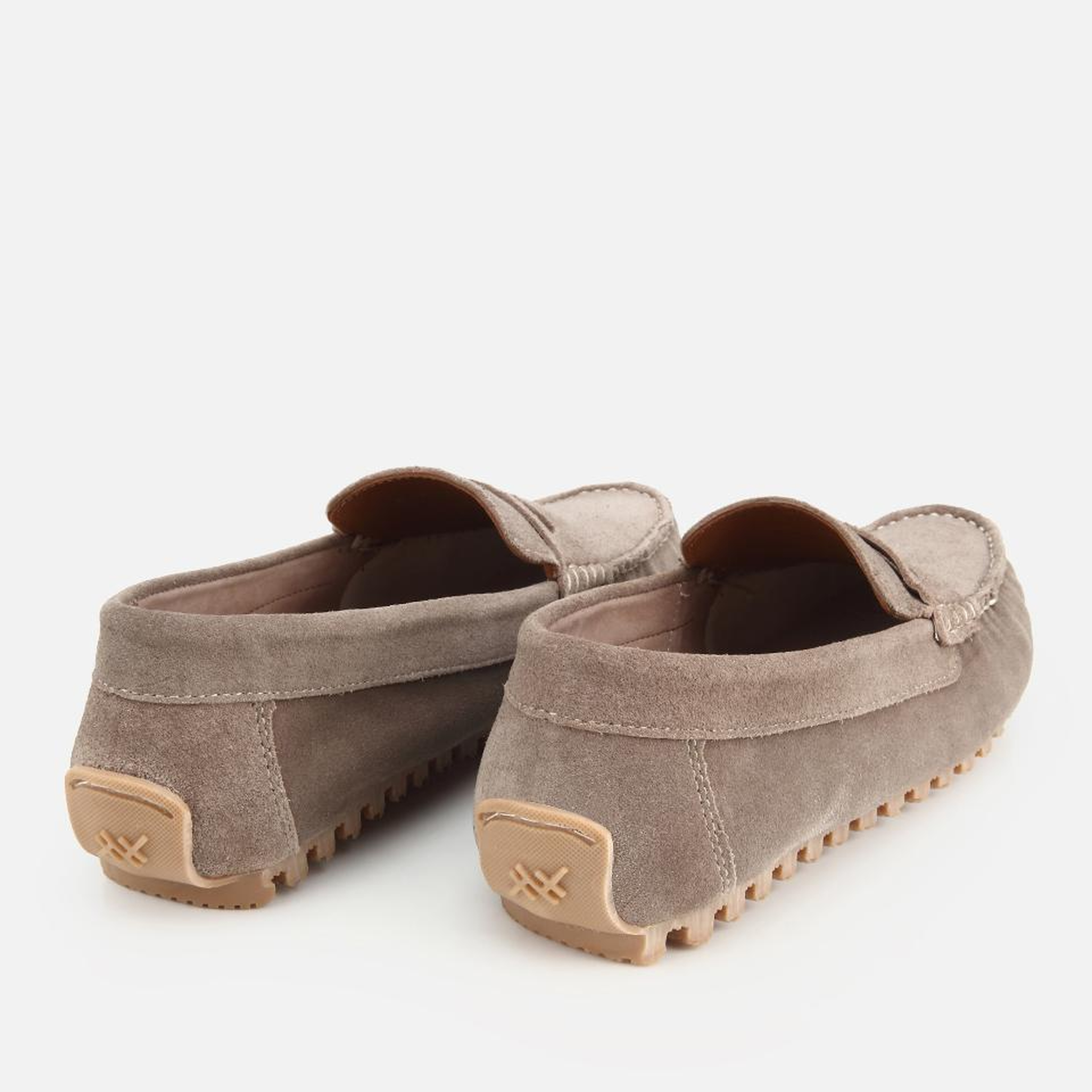 Erkek Süet Deri Bej Rahat Günlük Loafer