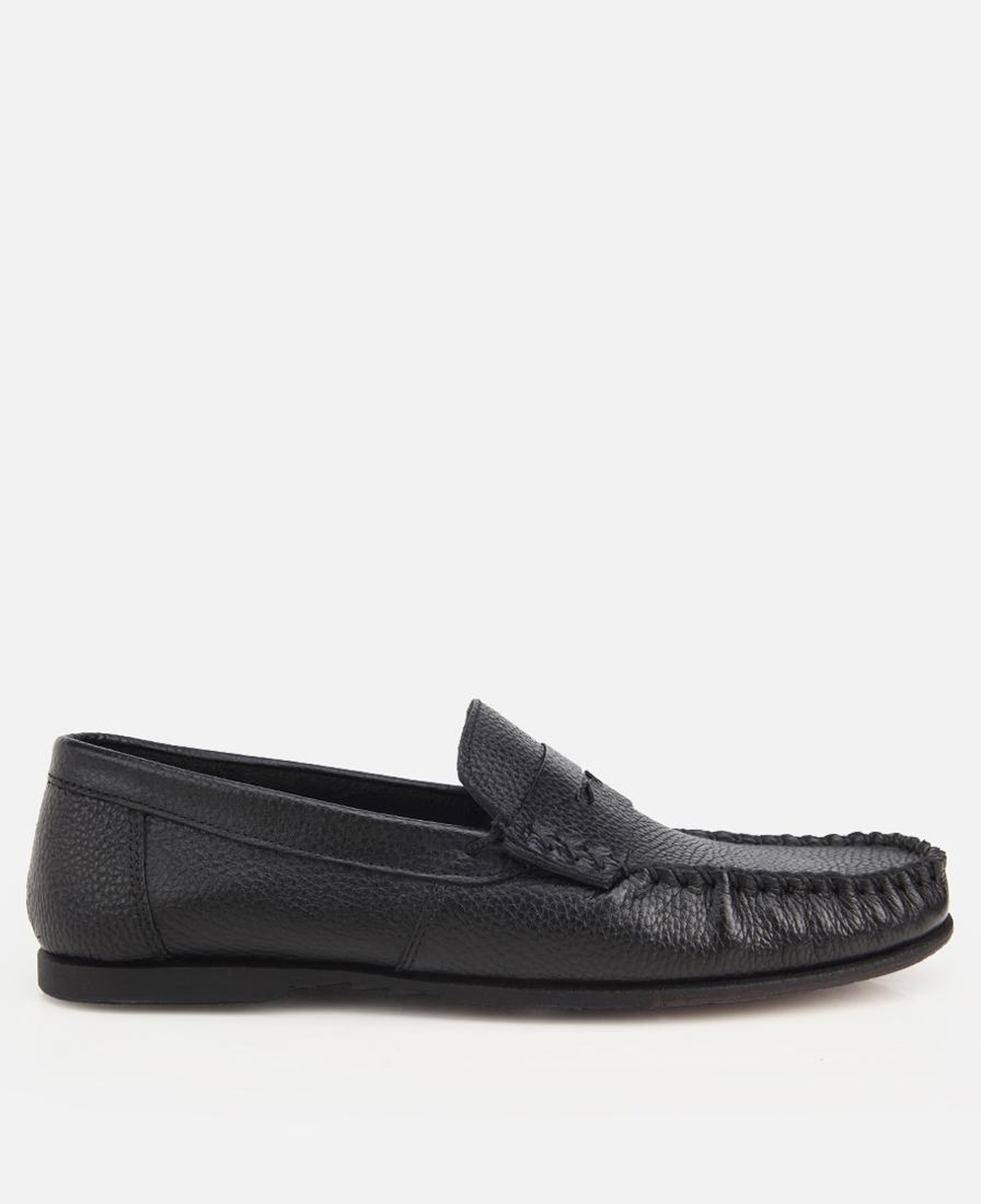 Erkek Deri Siyah Yumuşak Dokulu Günlük Loafer