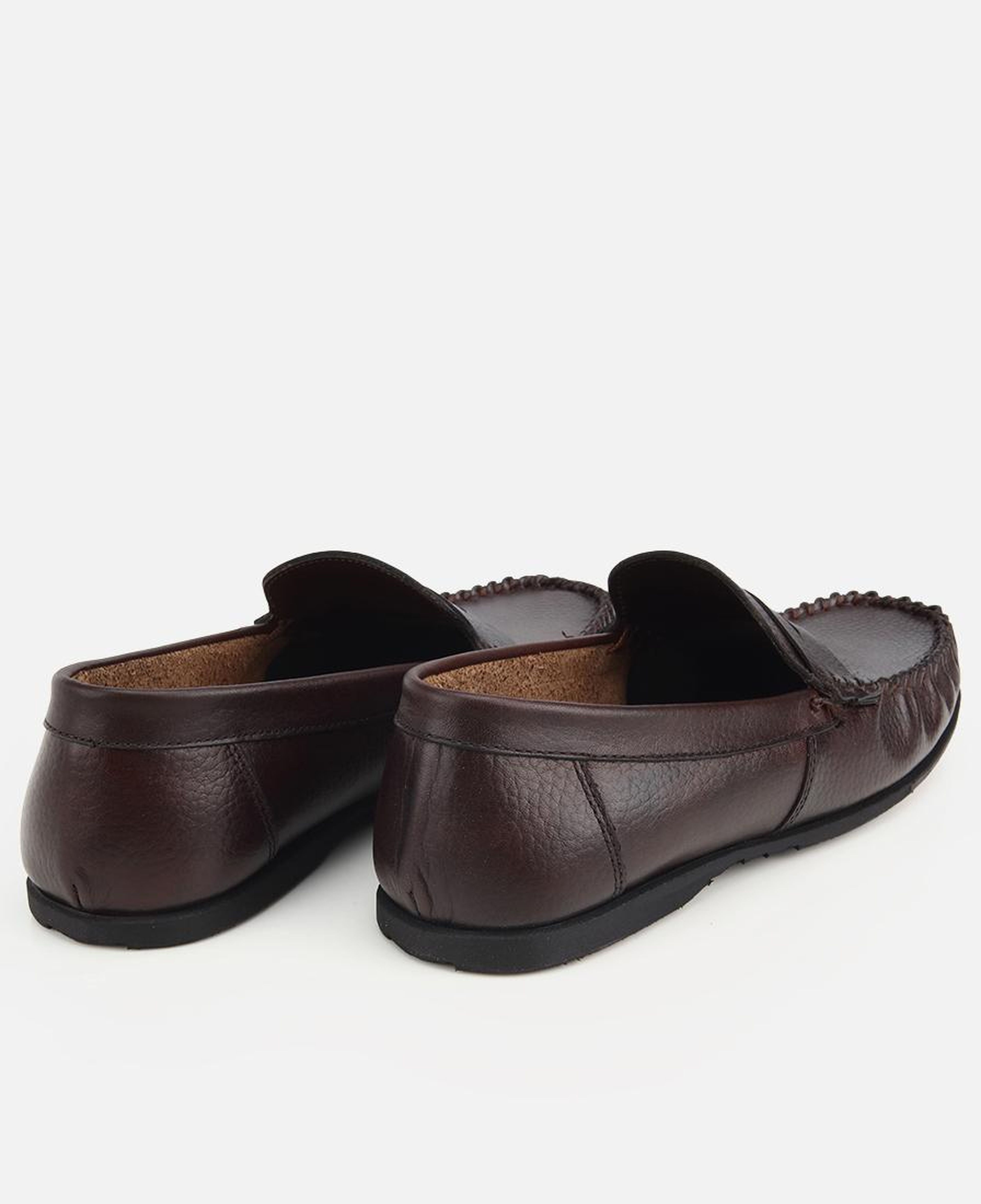 Erkek Deri Kahverengi Yumuşak Dokulu Günlük Loafer